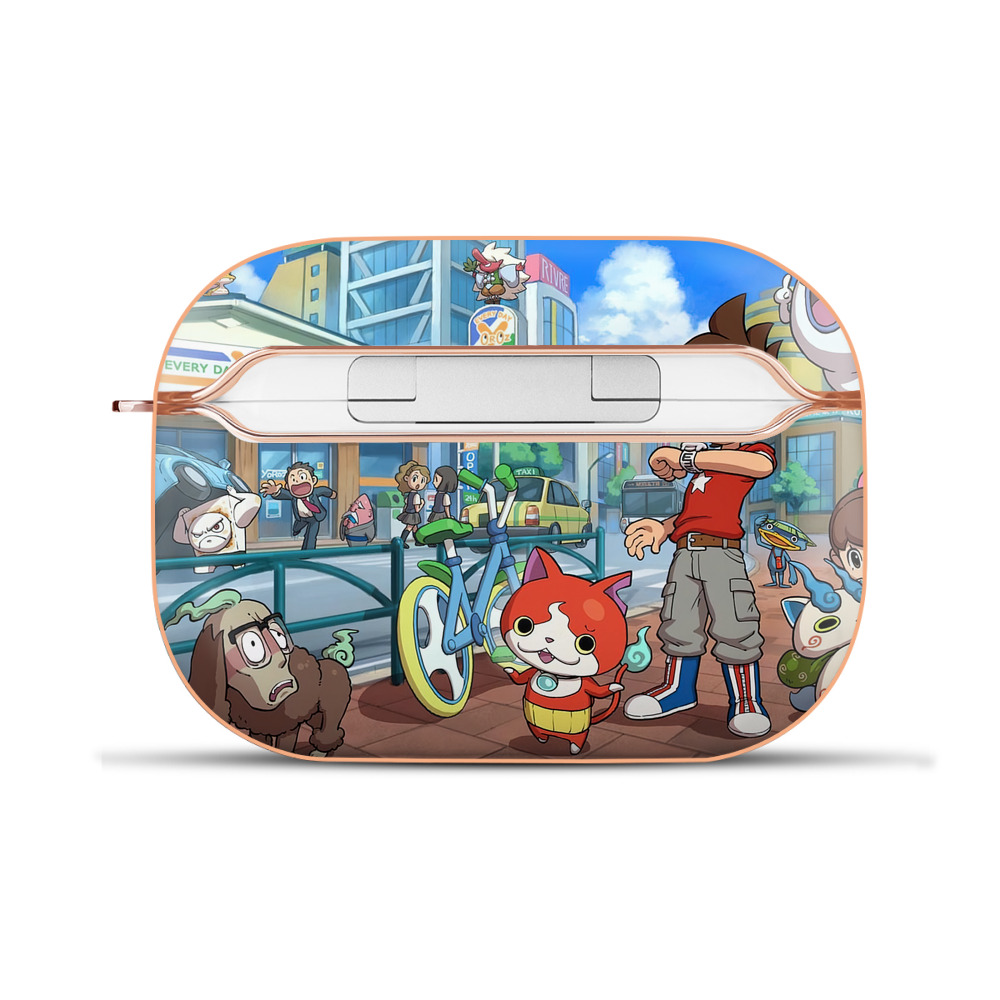 （画像用） 妖怪ウォッチ Yo-kai Watch 【AirPods Pro用】ハードシェル保護ケース｜耐衝撃・防指紋・カラビナ付き商品仕様