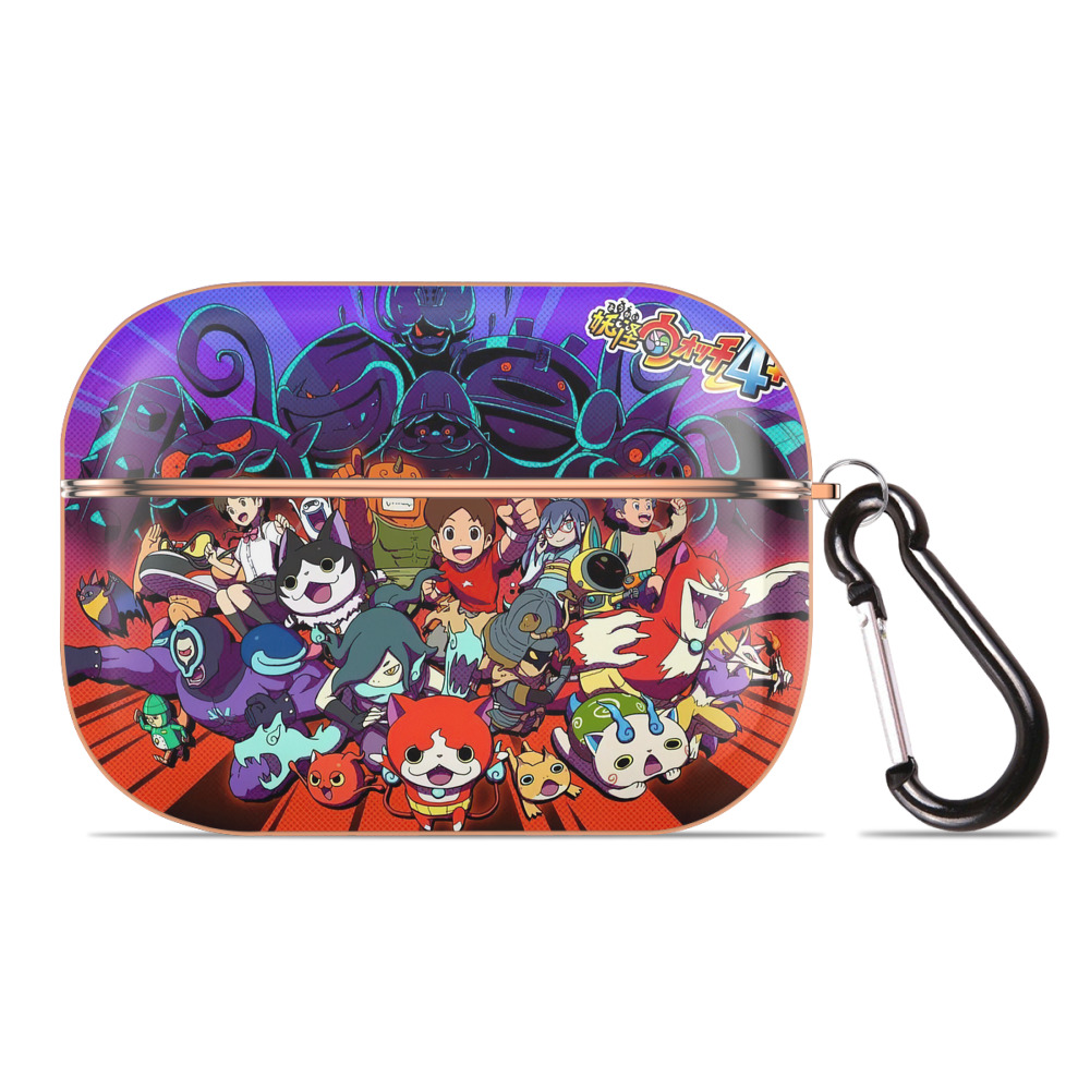 （画像用） 妖怪ウォッチ Yo-kai Watch 【AirPods Pro用】ハードシェル保護ケース｜耐衝撃・防指紋・カラビナ付き商品仕様