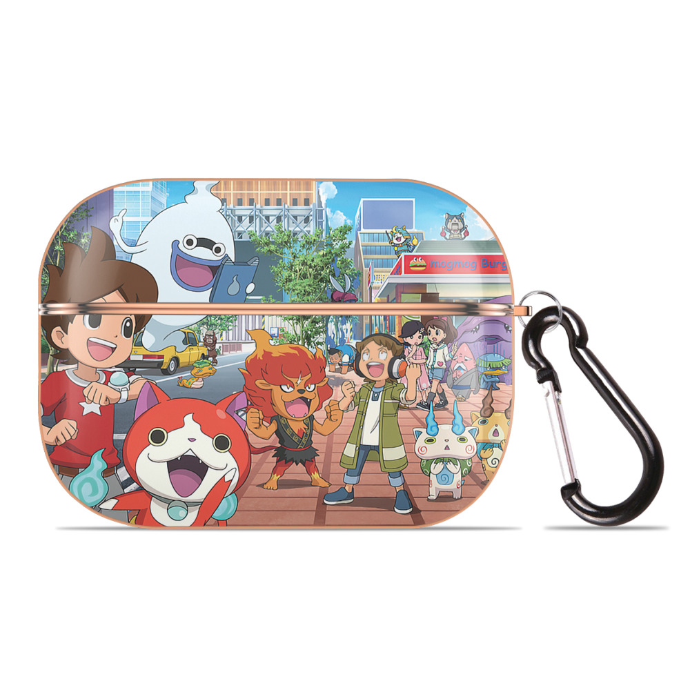 （画像用） 妖怪ウォッチ Yo-kai Watch 【AirPods Pro用】ハードシェル保護ケース｜耐衝撃・防指紋・カラビナ付き商品仕様