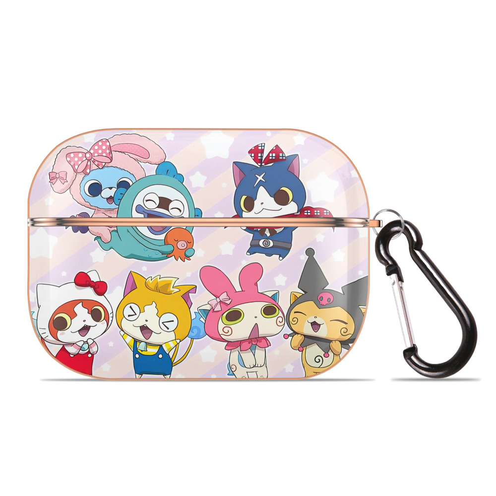（画像用） 妖怪ウォッチ Yo-kai Watch 【AirPods Pro用】ハードシェル保護ケース｜耐衝撃・防指紋・カラビナ付き商品仕様