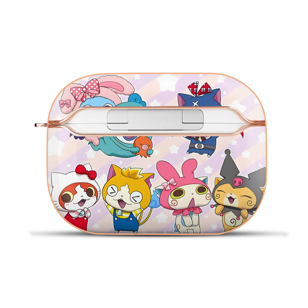 （画像用） 妖怪ウォッチ Yo-kai Watch 【AirPods Pro用】ハードシェル保護ケース｜耐衝撃・防指紋・カラビナ付き商品仕様
