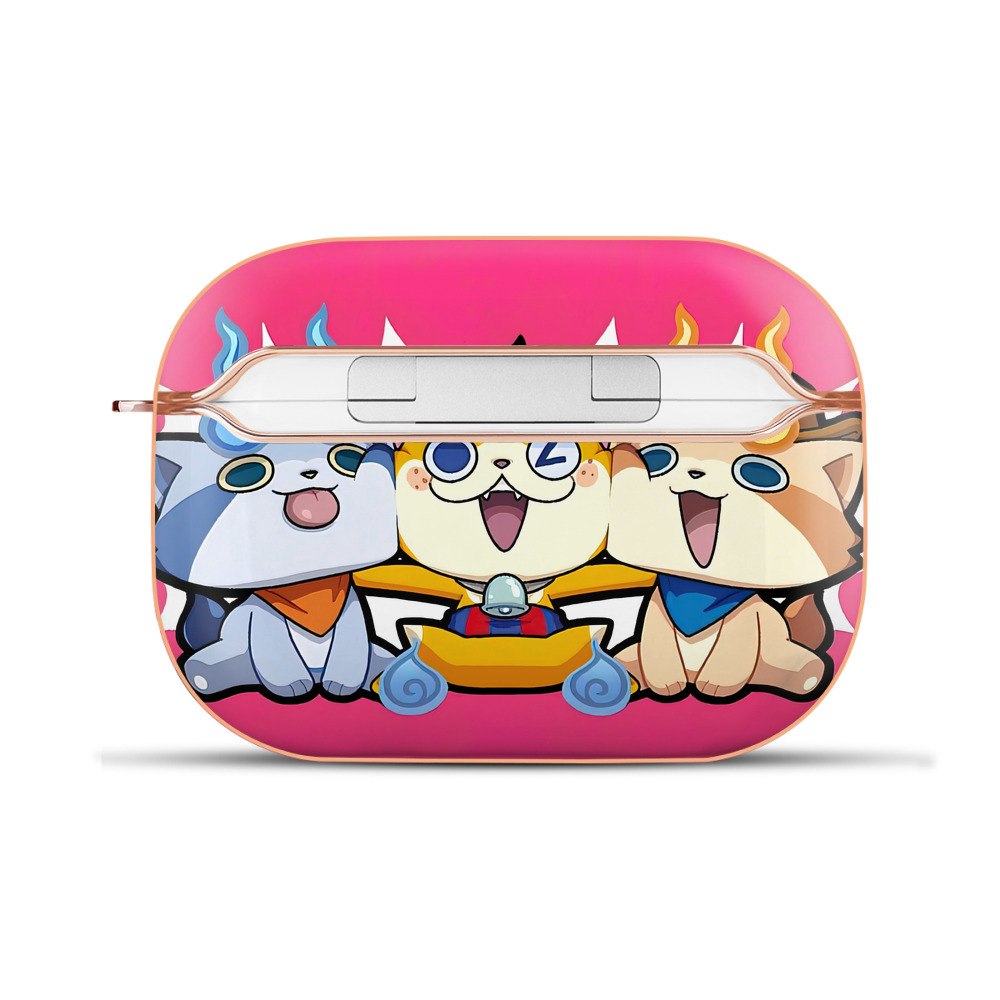 （画像用） 妖怪ウォッチ Yo-kai Watch 【AirPods Pro用】ハードシェル保護ケース｜耐衝撃・防指紋・カラビナ付き商品仕様