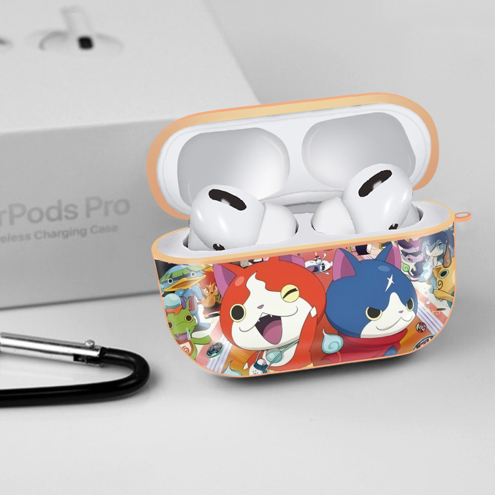 妖怪ウォッチ Yo-kai Watch 【AirPods Pro用】ハードシェル保護ケース｜耐衝撃・防指紋・カラビナ付き商品仕様