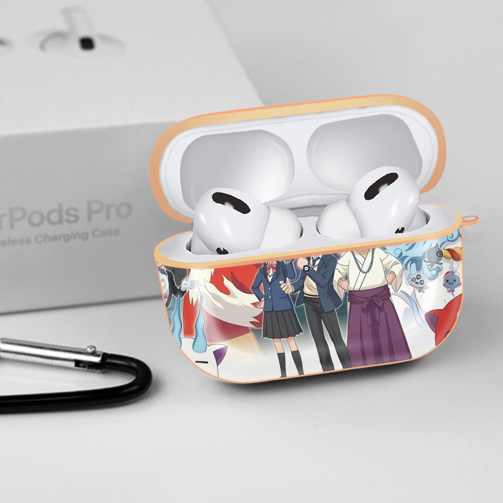 妖怪ウォッチ Yo-kai Watch 【AirPods Pro用】ハードシェル保護ケース｜耐衝撃・防指紋・カラビナ付き商品仕様