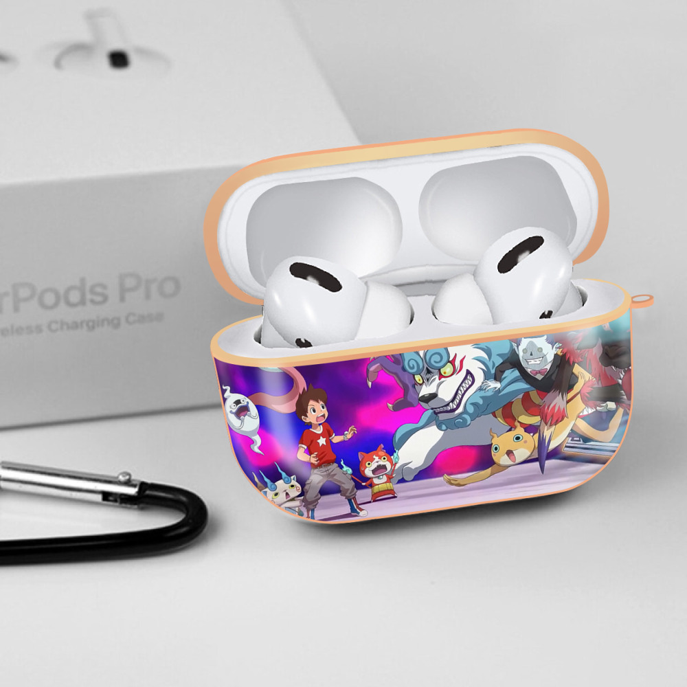 妖怪ウォッチ Yo-kai Watch 【AirPods Pro用】ハードシェル保護ケース｜耐衝撃・防指紋・カラビナ付き商品仕様
