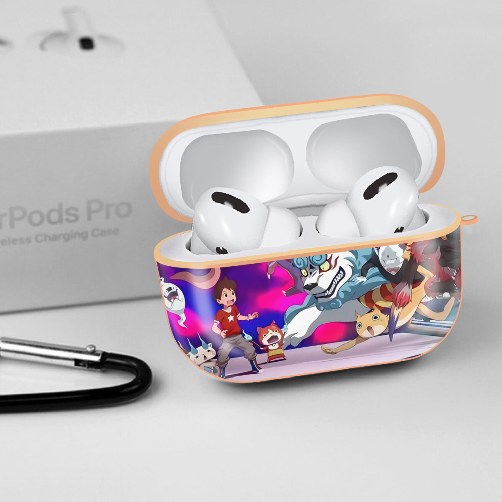 妖怪ウォッチ Yo-kai Watch 【AirPods Pro用】ハードシェル保護ケース｜耐衝撃・防指紋・カラビナ付き商品仕様