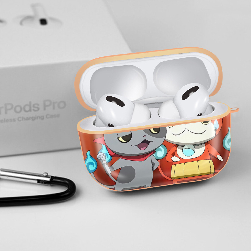 妖怪ウォッチ Yo-kai Watch 【AirPods Pro用】ハードシェル保護ケース｜耐衝撃・防指紋・カラビナ付き商品仕様
