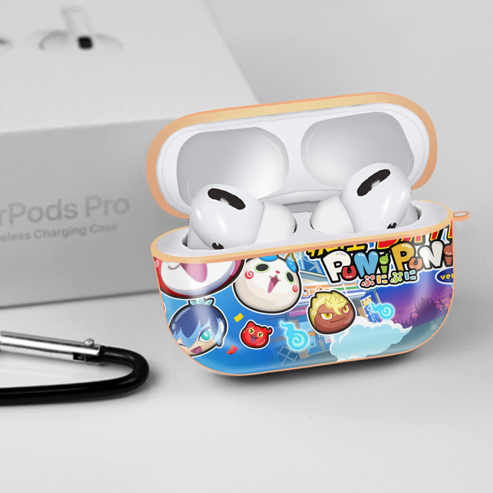 妖怪ウォッチ Yo-kai Watch 【AirPods Pro用】ハードシェル保護ケース｜耐衝撃・防指紋・カラビナ付き商品仕様