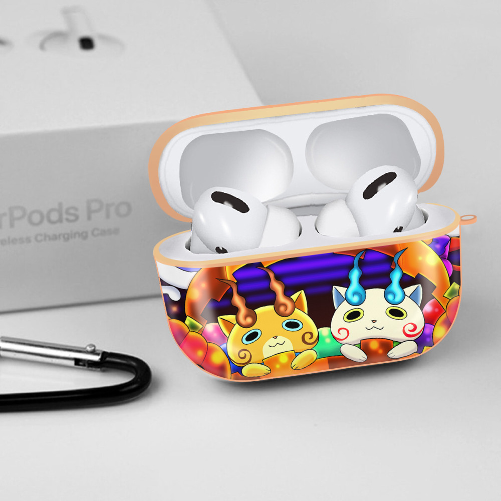 妖怪ウォッチ Yo-kai Watch 【AirPods Pro用】ハードシェル保護ケース｜耐衝撃・防指紋・カラビナ付き商品仕様