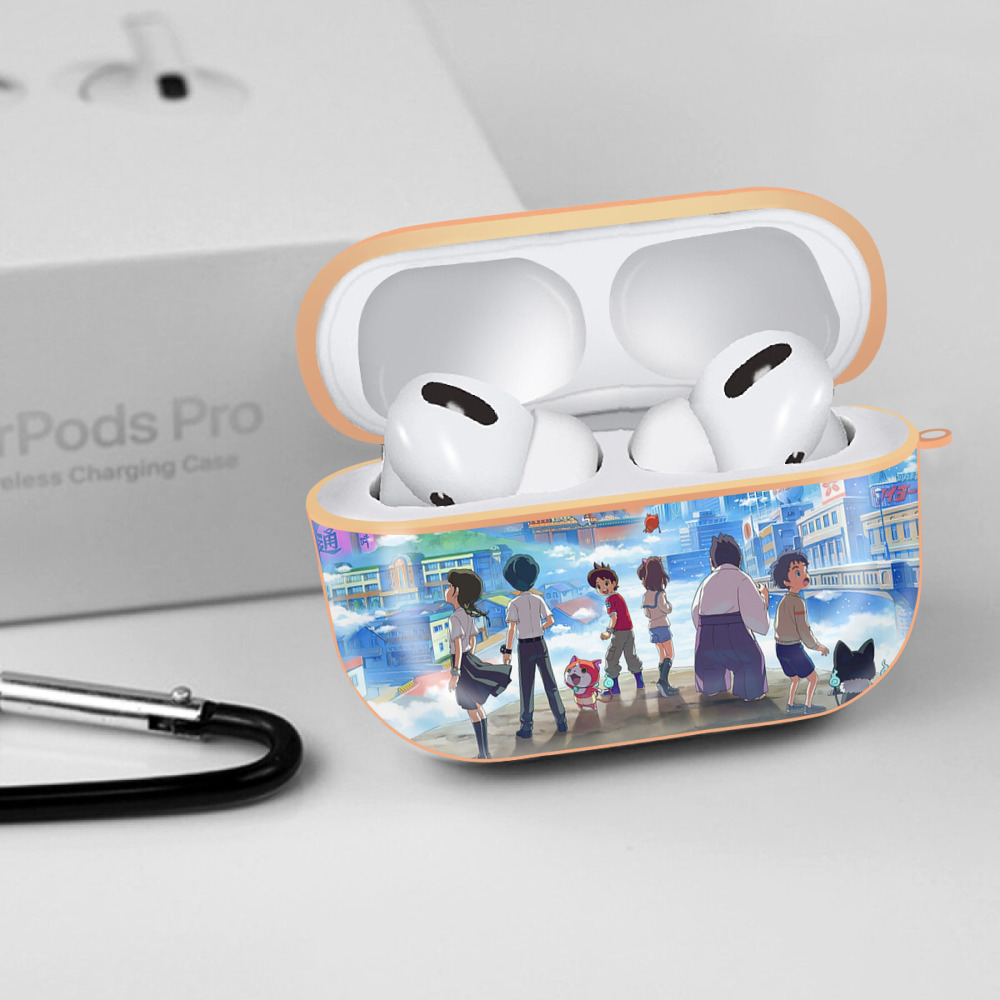 妖怪ウォッチ Yo-kai Watch 【AirPods Pro用】ハードシェル保護ケース｜耐衝撃・防指紋・カラビナ付き商品仕様