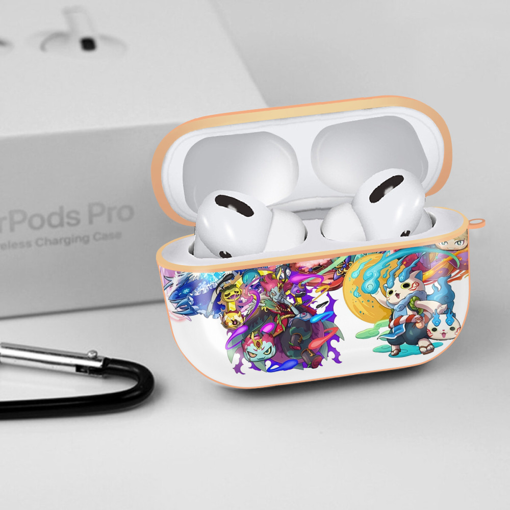 妖怪ウォッチ Yo-kai Watch 【AirPods Pro用】ハードシェル保護ケース｜耐衝撃・防指紋・カラビナ付き商品仕様