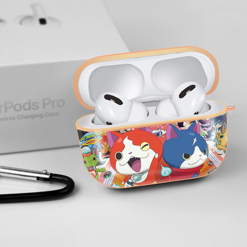 妖怪ウォッチ Yo-kai Watch 【AirPods Pro用】ハードシェル保護ケース｜耐衝撃・防指紋・カラビナ付き商品仕様