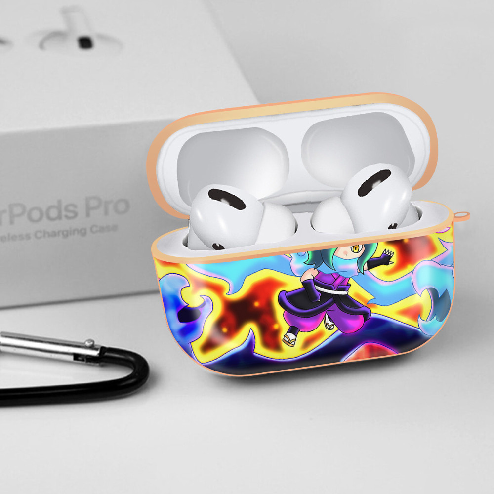 妖怪ウォッチ Yo-kai Watch 【AirPods Pro用】ハードシェル保護ケース｜耐衝撃・防指紋・カラビナ付き商品仕様