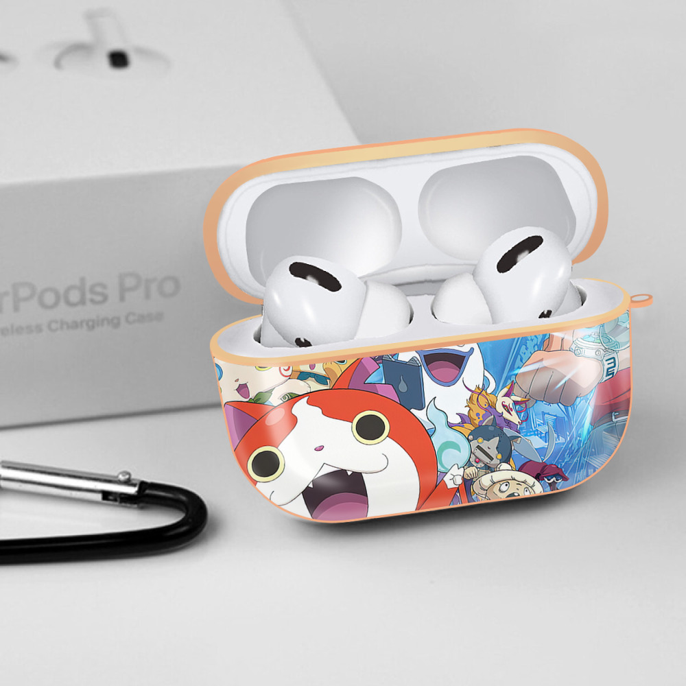 妖怪ウォッチ Yo-kai Watch 【AirPods Pro用】ハードシェル保護ケース｜耐衝撃・防指紋・カラビナ付き商品仕様