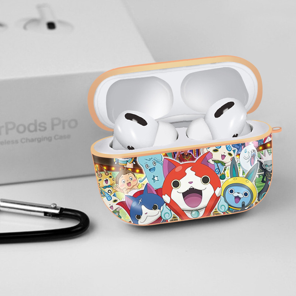 妖怪ウォッチ Yo-kai Watch 【AirPods Pro用】ハードシェル保護ケース｜耐衝撃・防指紋・カラビナ付き商品仕様