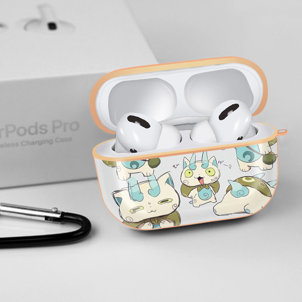 妖怪ウォッチ Yo-kai Watch 【AirPods Pro用】ハードシェル保護ケース｜耐衝撃・防指紋・カラビナ付き商品仕様