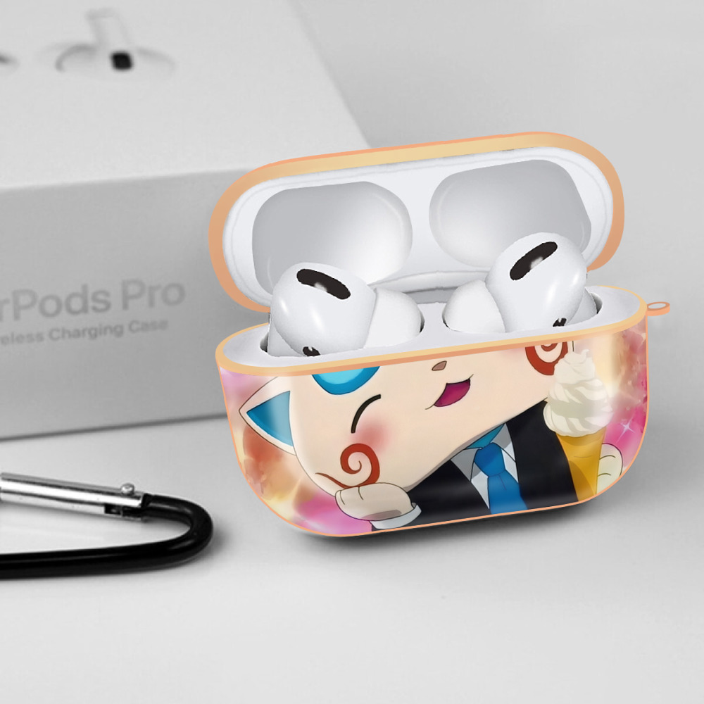 妖怪ウォッチ Yo-kai Watch 【AirPods Pro用】ハードシェル保護ケース｜耐衝撃・防指紋・カラビナ付き商品仕様