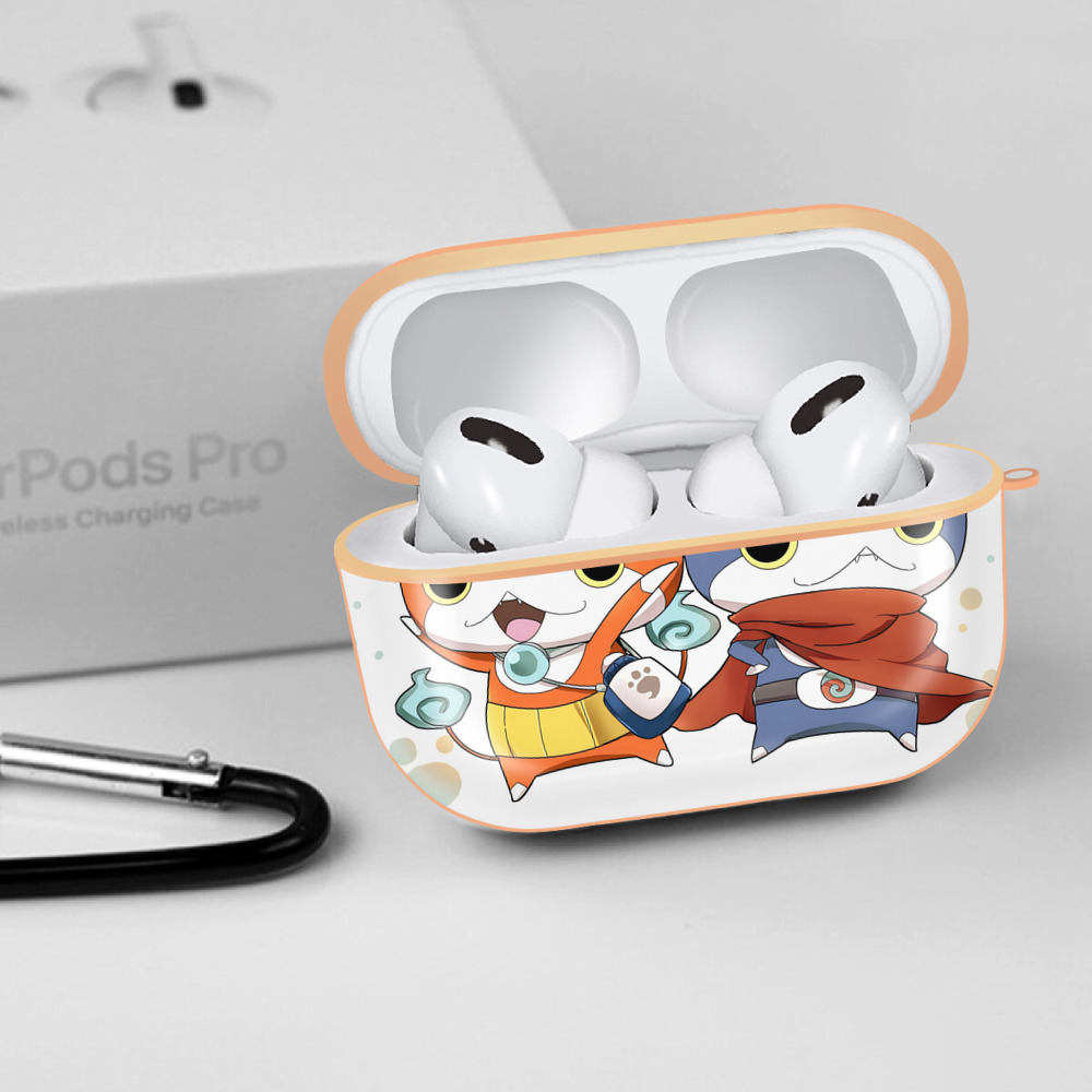 妖怪ウォッチ Yo-kai Watch 【AirPods Pro用】ハードシェル保護ケース｜耐衝撃・防指紋・カラビナ付き商品仕様
