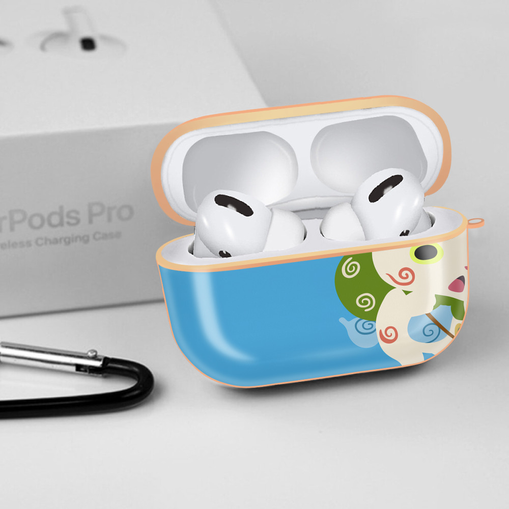妖怪ウォッチ Yo-kai Watch 【AirPods Pro用】ハードシェル保護ケース｜耐衝撃・防指紋・カラビナ付き商品仕様