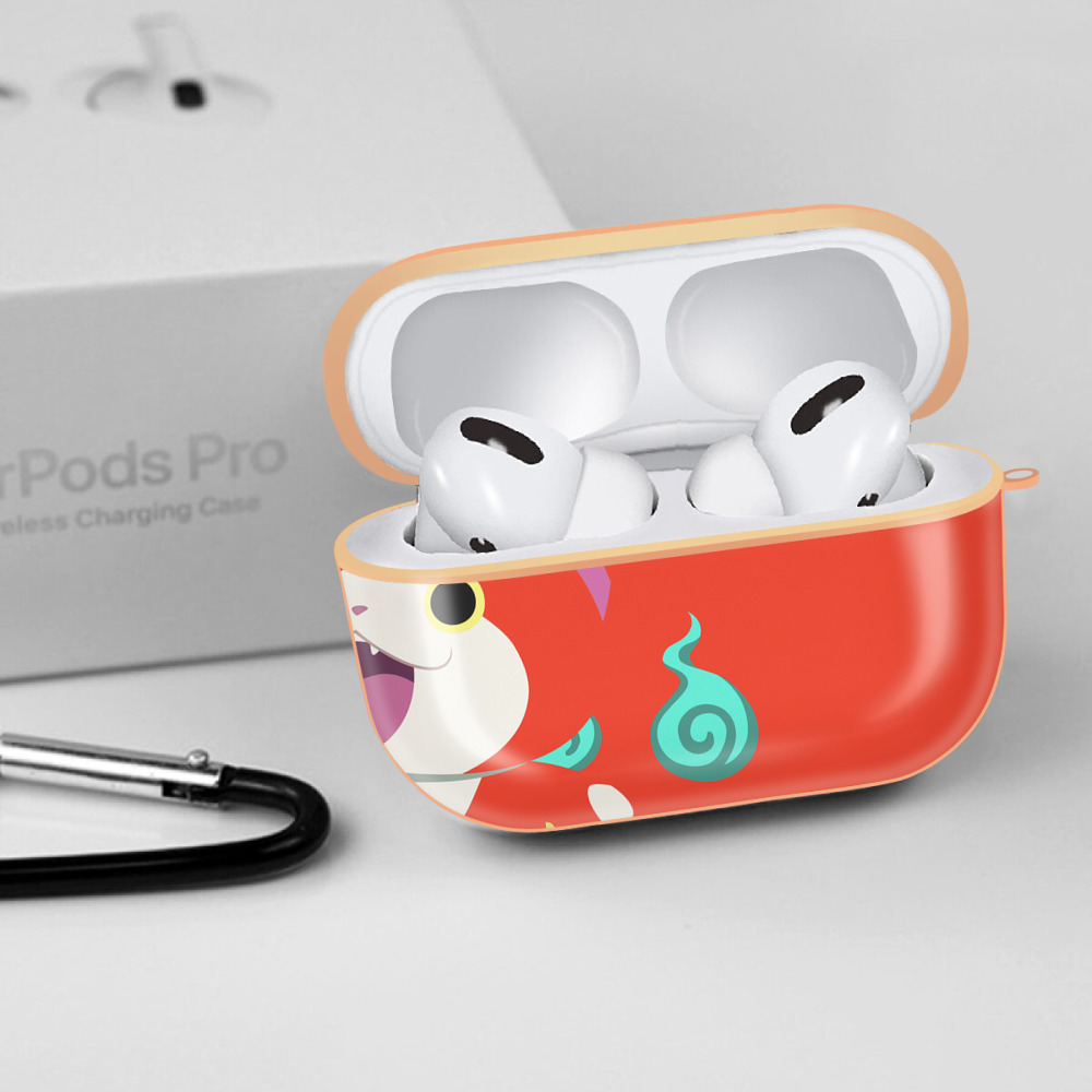 妖怪ウォッチ Yo-kai Watch 【AirPods Pro用】ハードシェル保護ケース｜耐衝撃・防指紋・カラビナ付き商品仕様