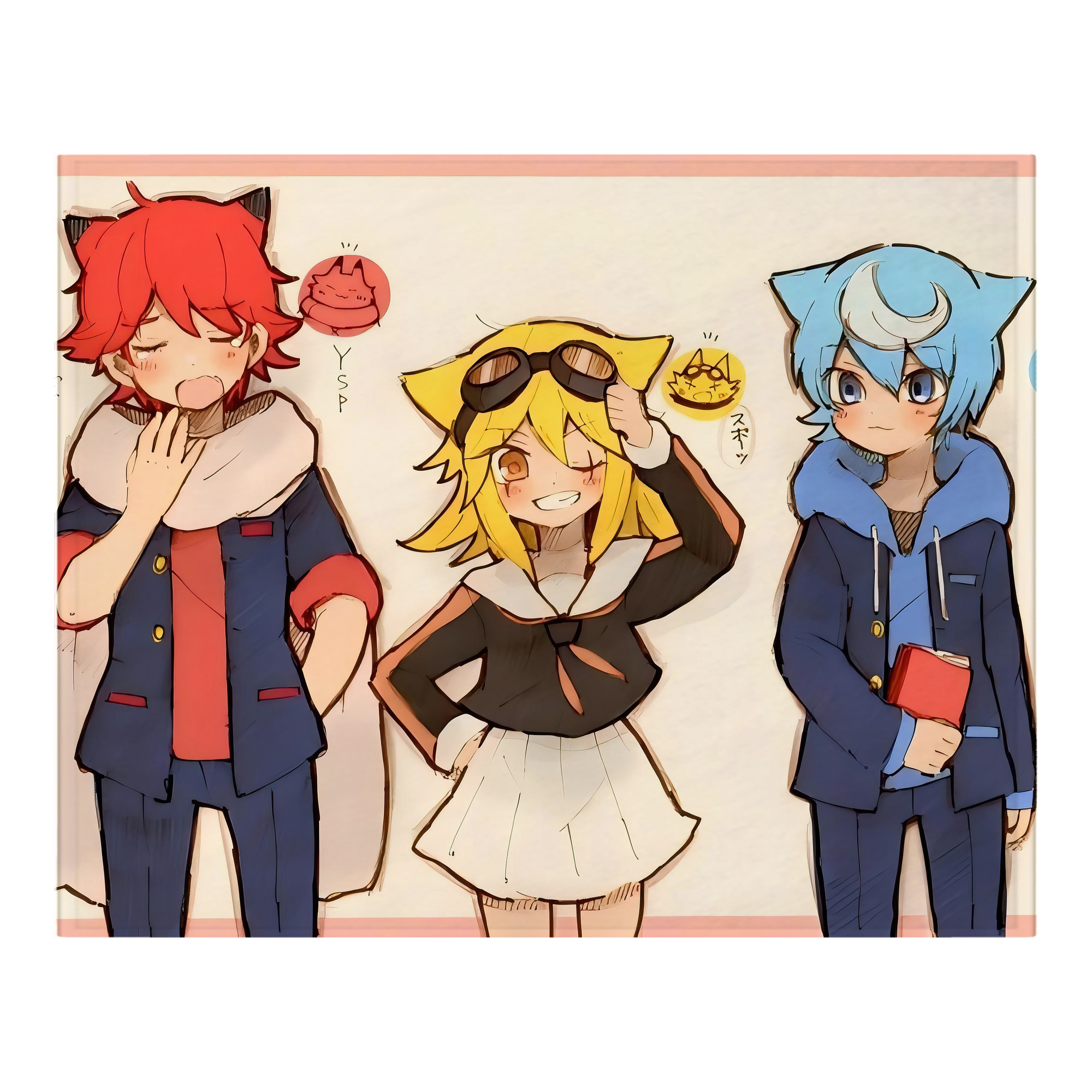 （画像用） 妖怪ウォッチ Yo-kai Watch フランネルブランケット・多サイズ対応（横型）