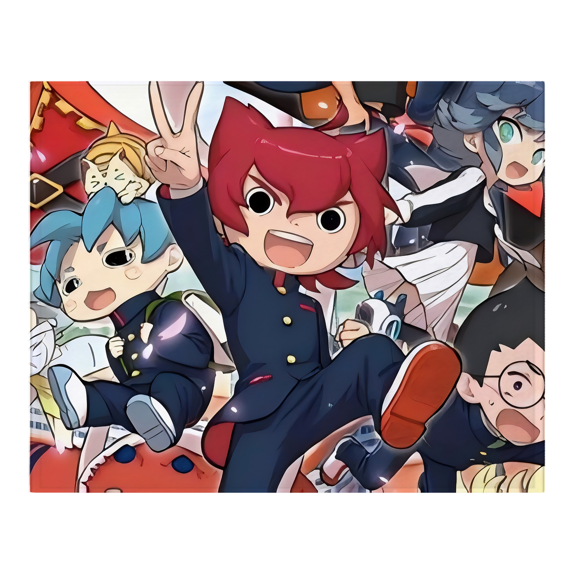 （画像用） 妖怪ウォッチ Yo-kai Watch フランネルブランケット・多サイズ対応（横型）