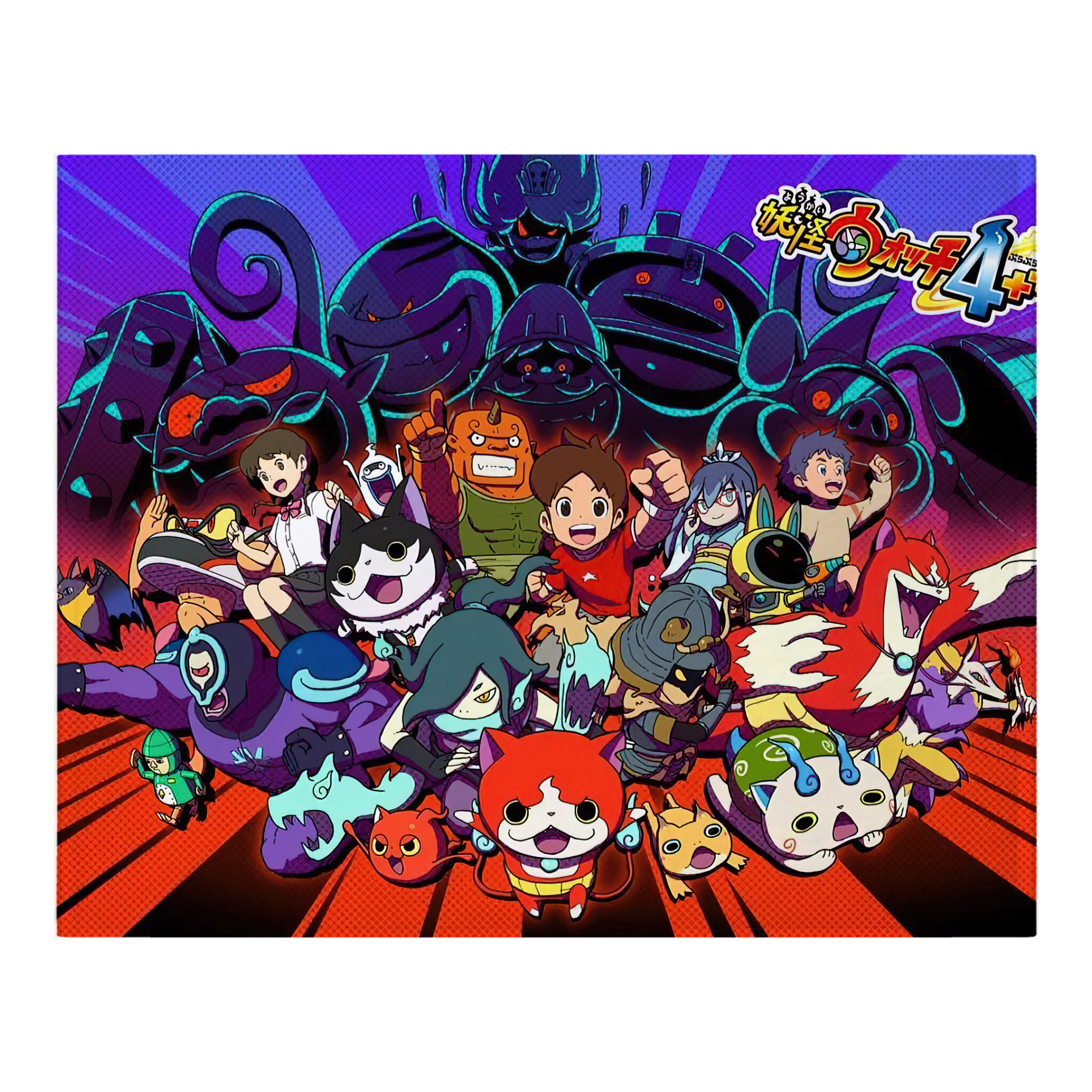 （画像用） 妖怪ウォッチ Yo-kai Watch フランネルブランケット・多サイズ対応（横型）