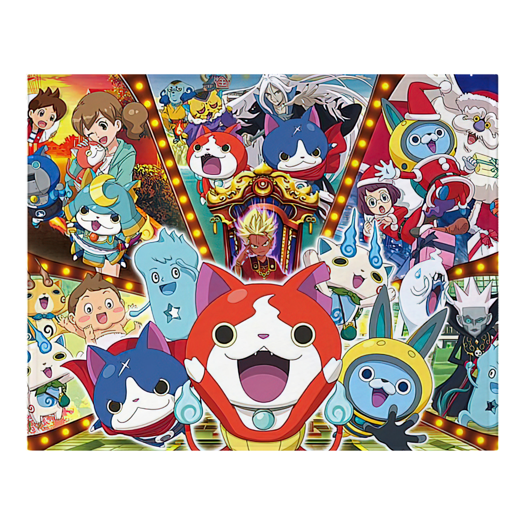 （画像用） 妖怪ウォッチ Yo-kai Watch フランネルブランケット・多サイズ対応（横型）