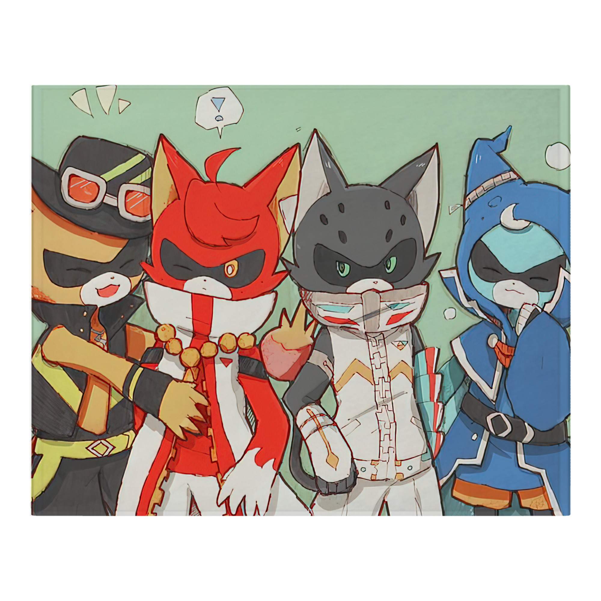 （画像用） 妖怪ウォッチ Yo-kai Watch フランネルブランケット・多サイズ対応（横型）