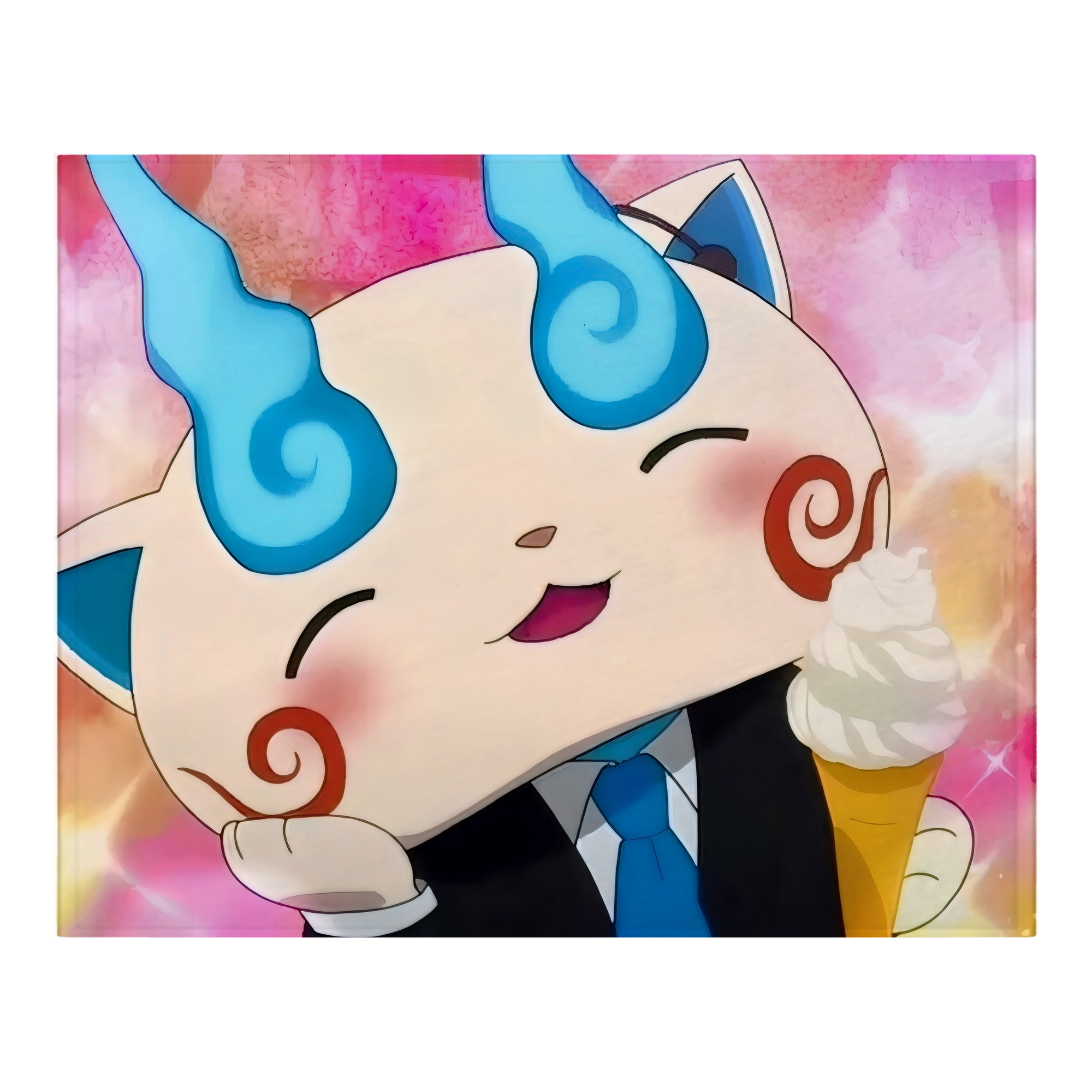 （画像用） 妖怪ウォッチ Yo-kai Watch フランネルブランケット・多サイズ対応（横型）