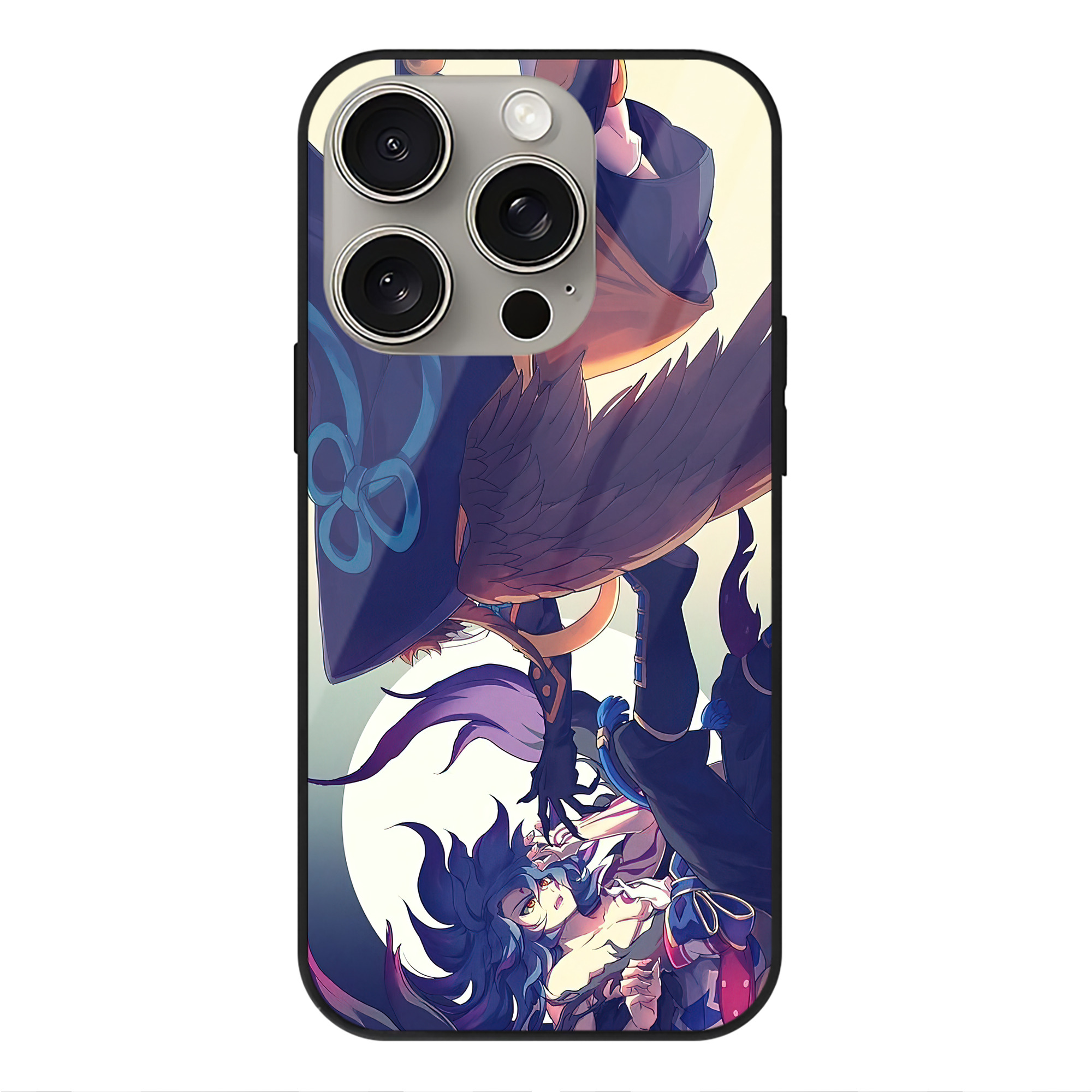 （画像用） 妖怪ウォッチ Yo-kai Watch 【iPhone15Pro対応】スマホケース 耐衝撃＆黄変防止 背面ガラス