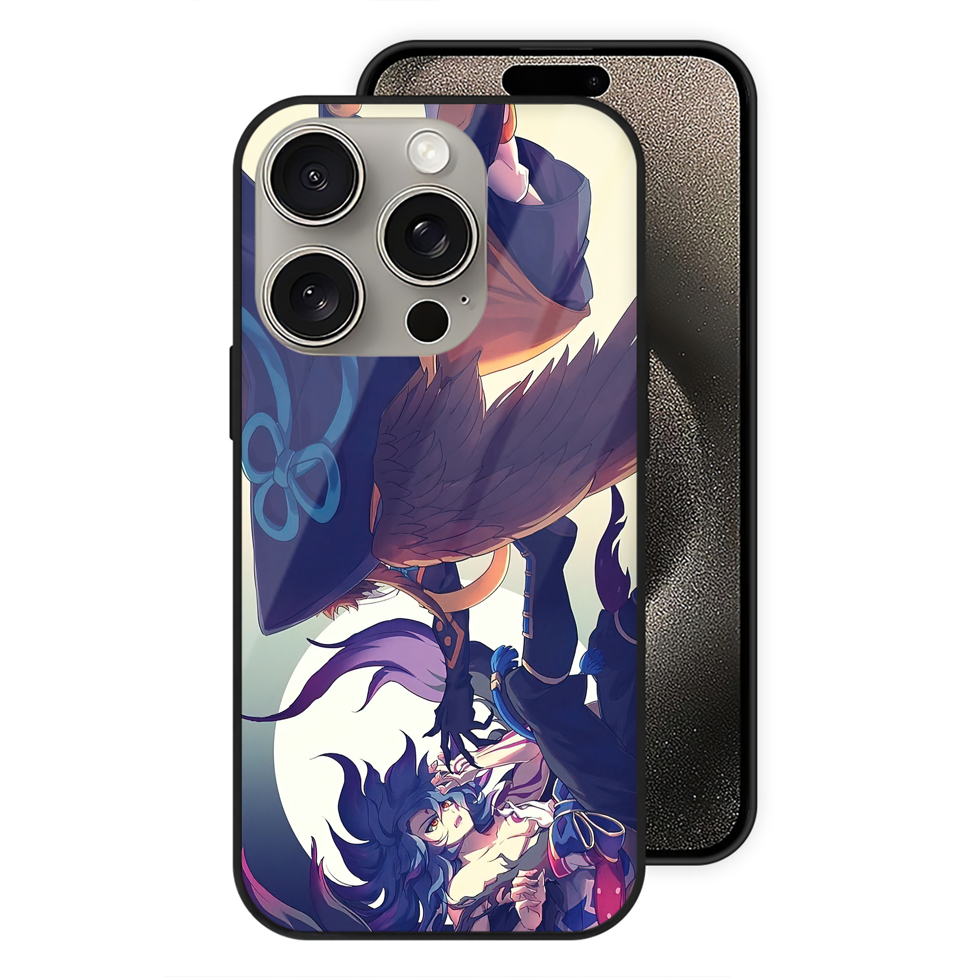 （画像用） 妖怪ウォッチ Yo-kai Watch 【iPhone15Pro対応】スマホケース 耐衝撃＆黄変防止 背面ガラス