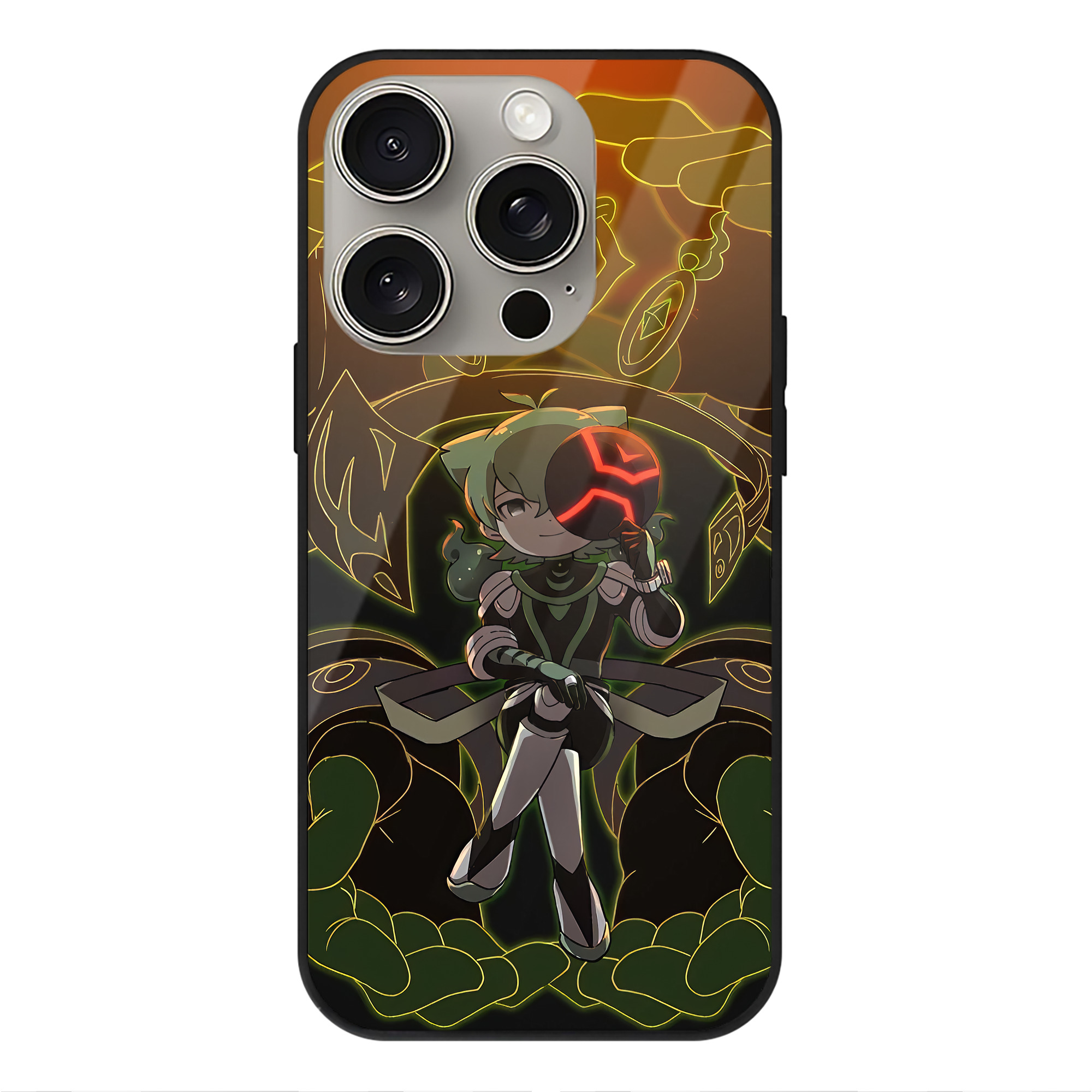 （画像用） 妖怪ウォッチ Yo-kai Watch 【iPhone15Pro対応】スマホケース 耐衝撃＆黄変防止 背面ガラス