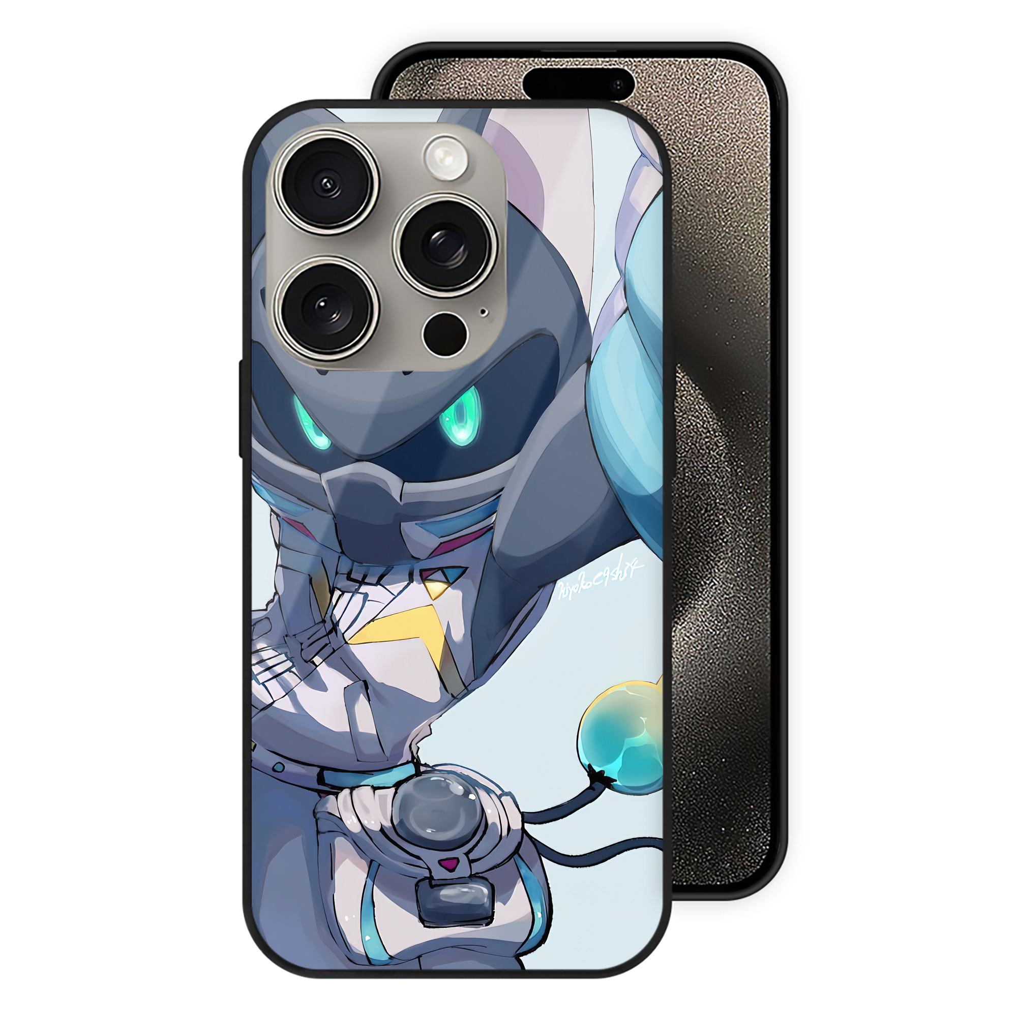 （画像用） 妖怪ウォッチ Yo-kai Watch 【iPhone15Pro対応】スマホケース 耐衝撃＆黄変防止 背面ガラス