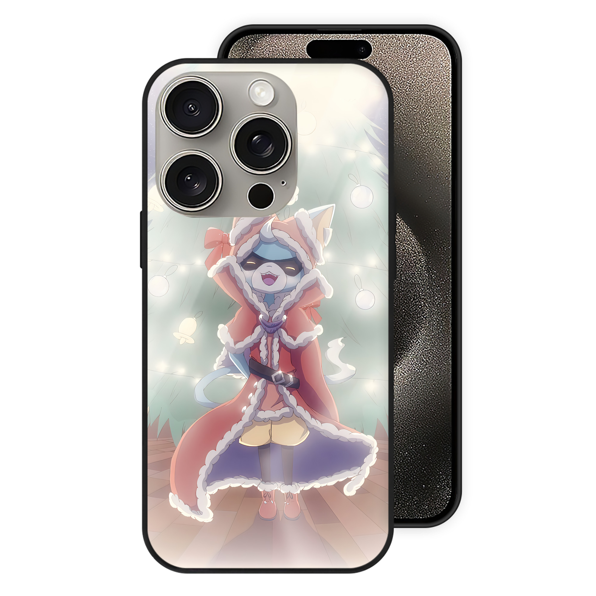 （画像用） 妖怪ウォッチ Yo-kai Watch 【iPhone15Pro対応】スマホケース 耐衝撃＆黄変防止 背面ガラス
