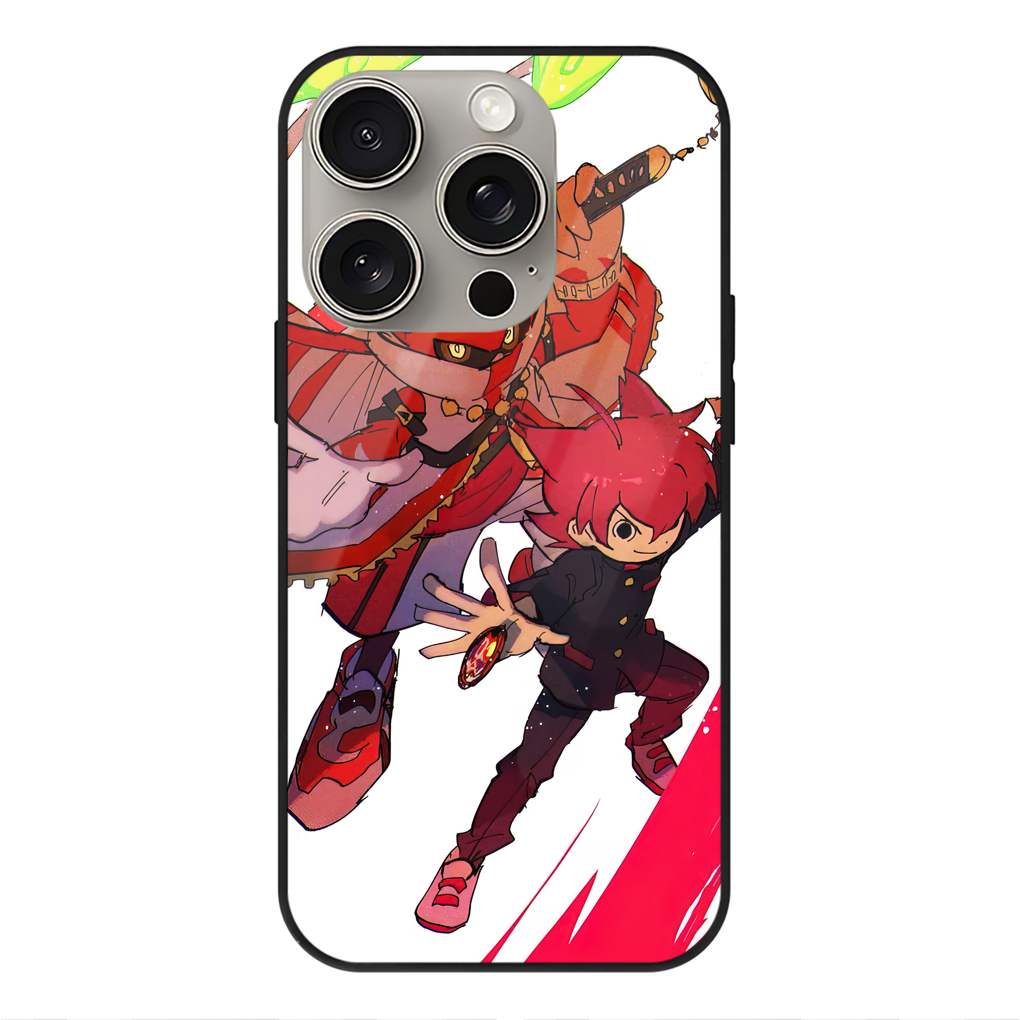 （画像用） 妖怪ウォッチ Yo-kai Watch 【iPhone15Pro対応】スマホケース 耐衝撃＆黄変防止 背面ガラス