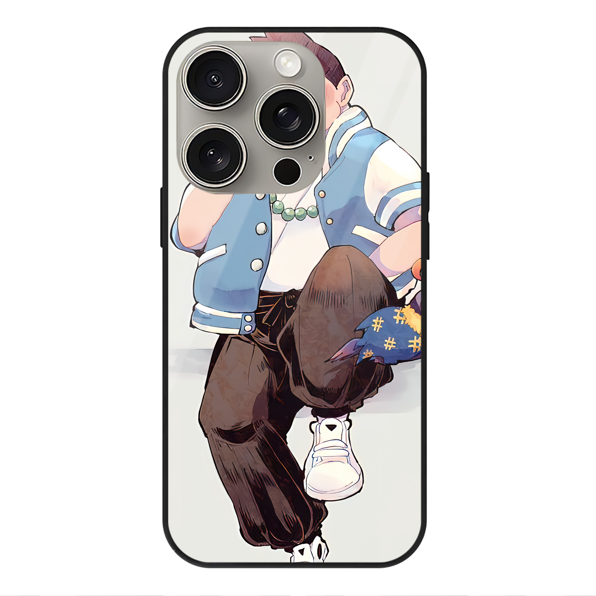 （画像用） 妖怪ウォッチ Yo-kai Watch 【iPhone15Pro対応】スマホケース 耐衝撃＆黄変防止 背面ガラス
