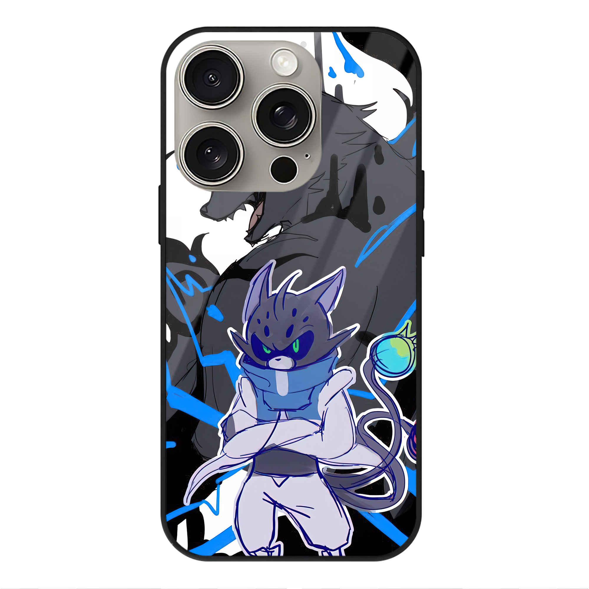 （画像用） 妖怪ウォッチ Yo-kai Watch 【iPhone15Pro対応】スマホケース 耐衝撃＆黄変防止 背面ガラス