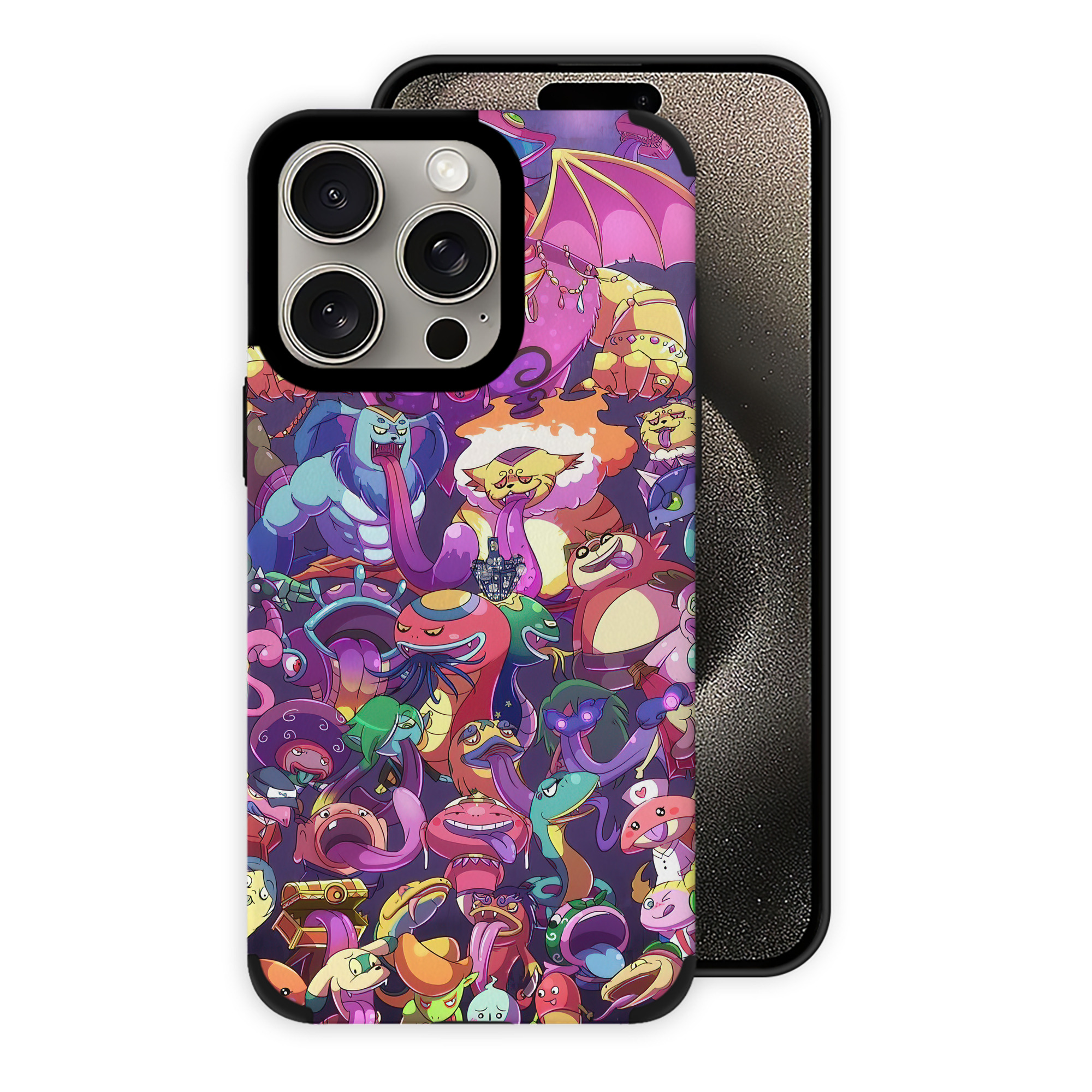 （画像用） 妖怪ウォッチ Yo-kai Watch 【iPhone15ProMax対応】 PUレザー スマホケース 耐衝撃＆黄変防止