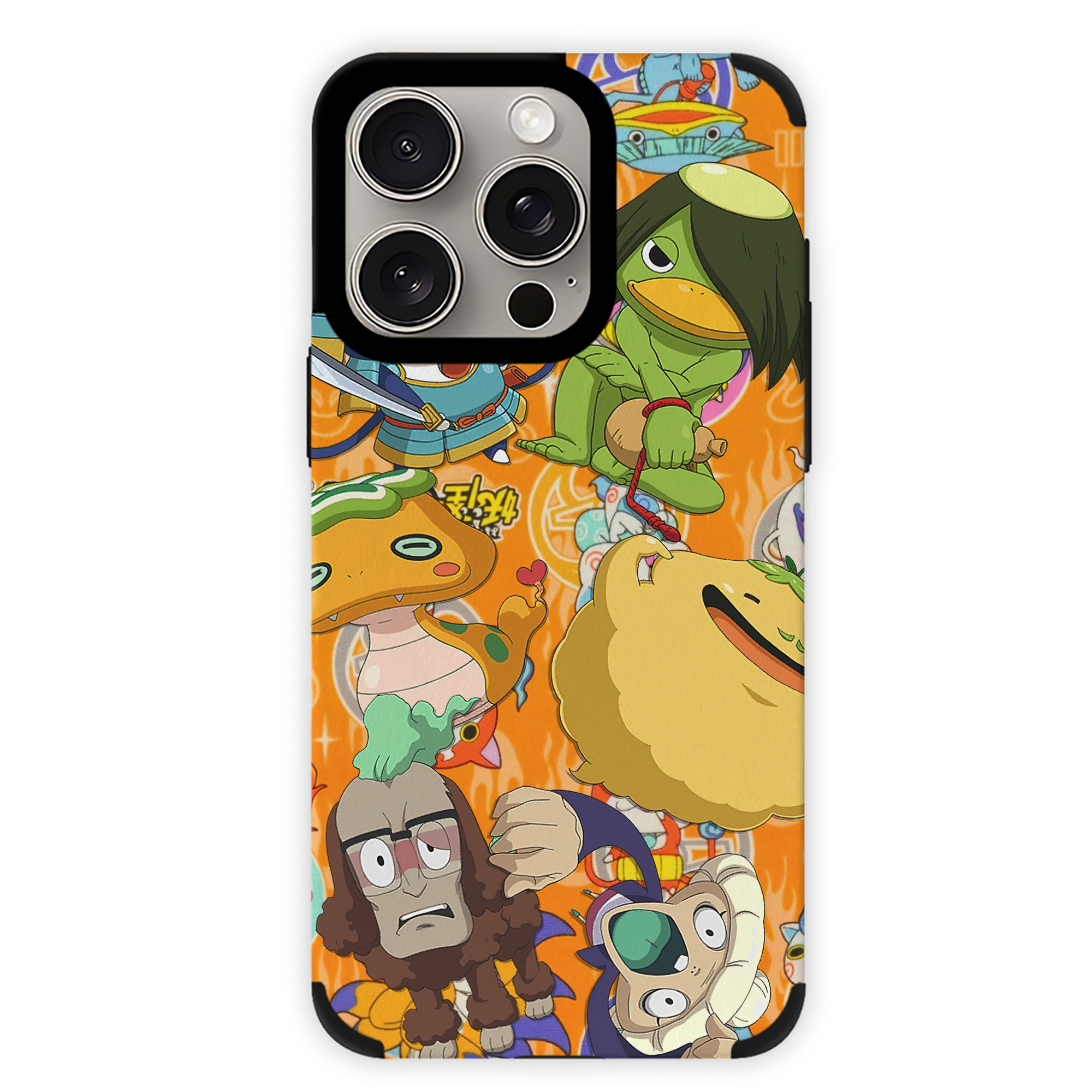 （画像用） 妖怪ウォッチ Yo-kai Watch 【iPhone15ProMax対応】 PUレザー スマホケース 耐衝撃＆黄変防止