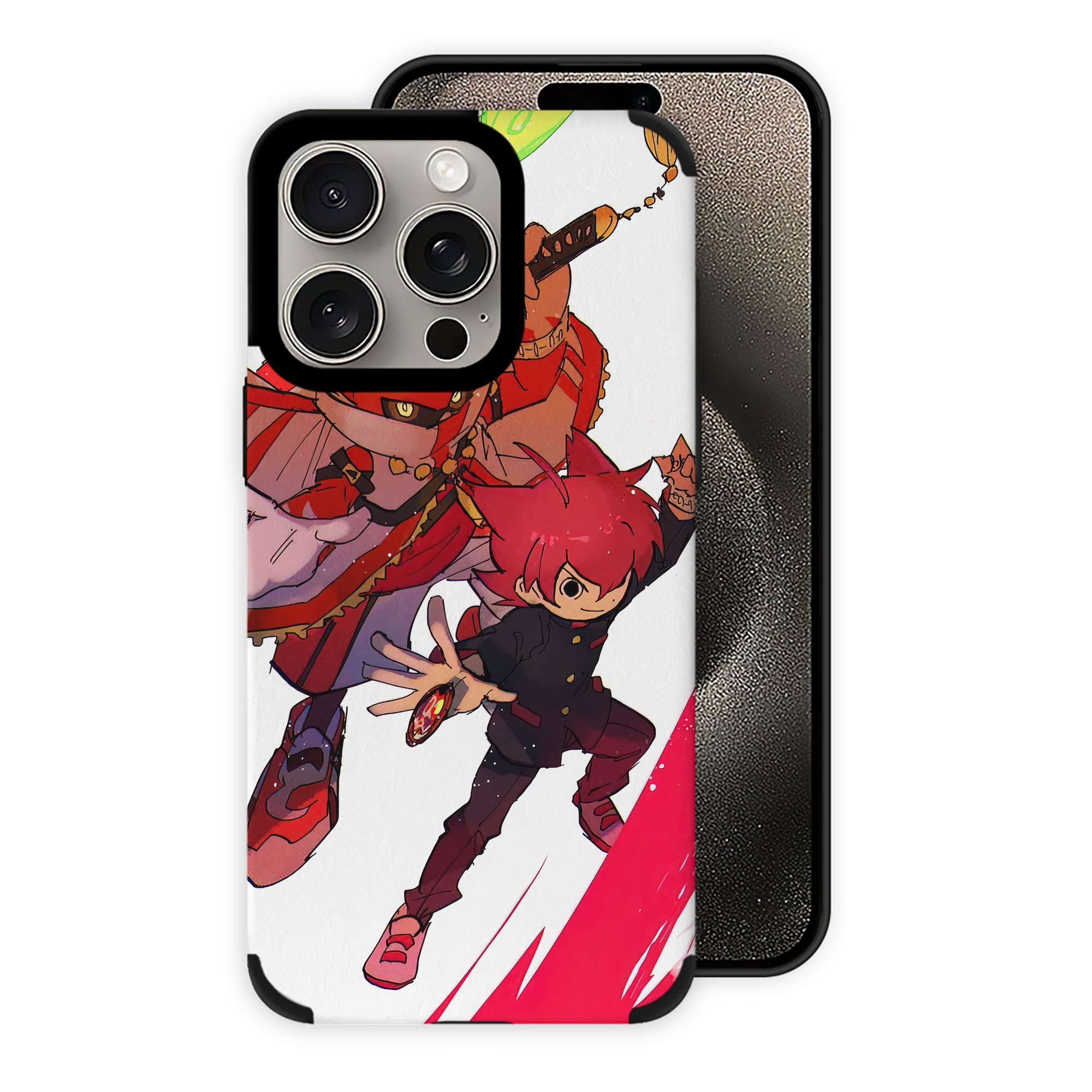 （画像用） 妖怪ウォッチ Yo-kai Watch 【iPhone15ProMax対応】 PUレザー スマホケース 耐衝撃＆黄変防止