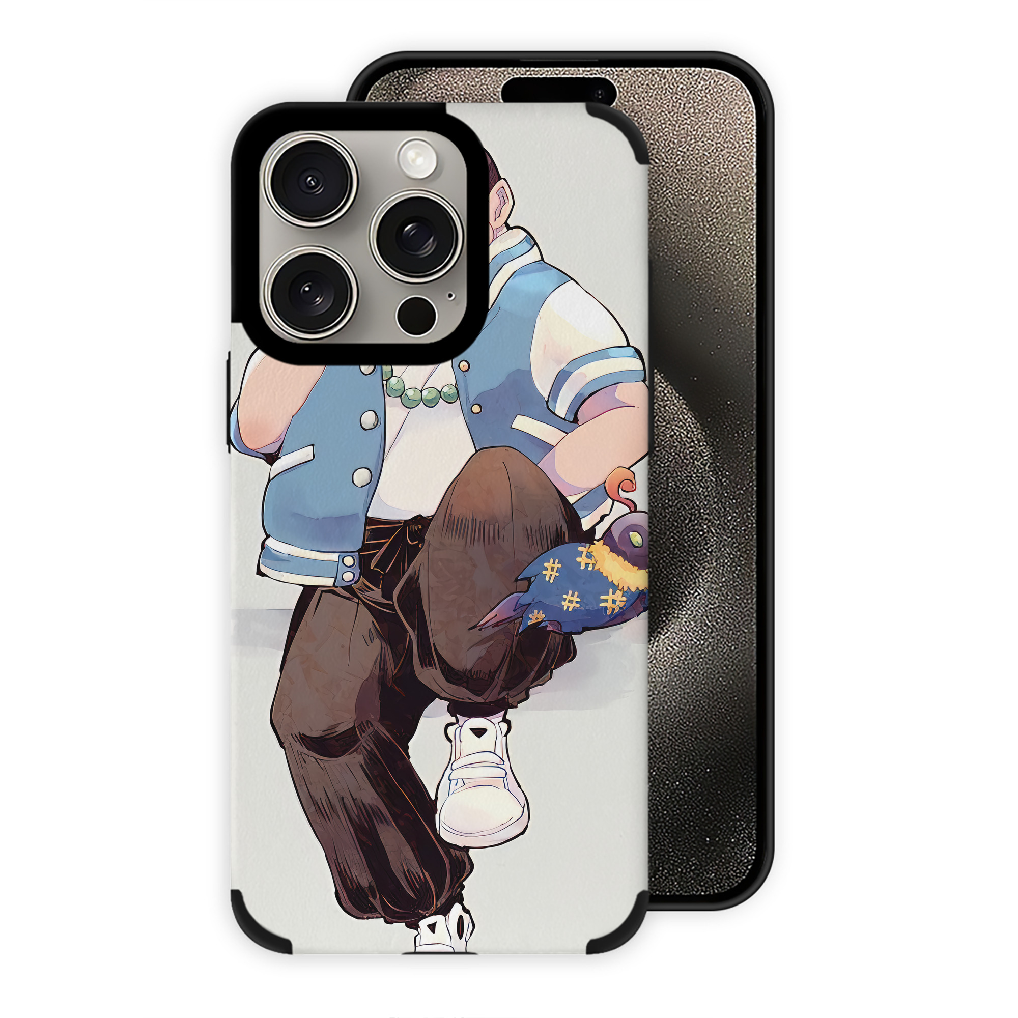 （画像用） 妖怪ウォッチ Yo-kai Watch 【iPhone15ProMax対応】 PUレザー スマホケース 耐衝撃＆黄変防止