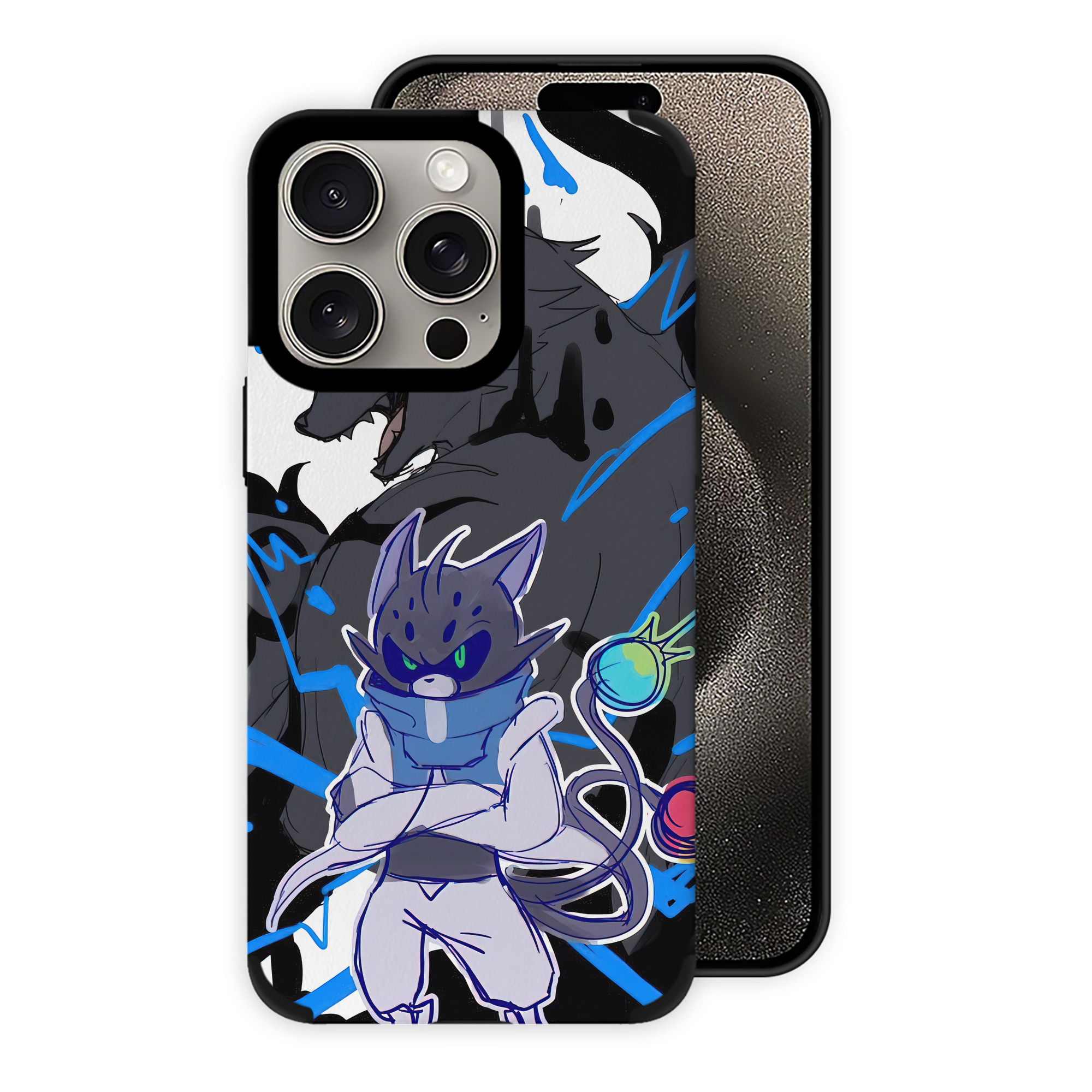 （画像用） 妖怪ウォッチ Yo-kai Watch 【iPhone15ProMax対応】 PUレザー スマホケース 耐衝撃＆黄変防止