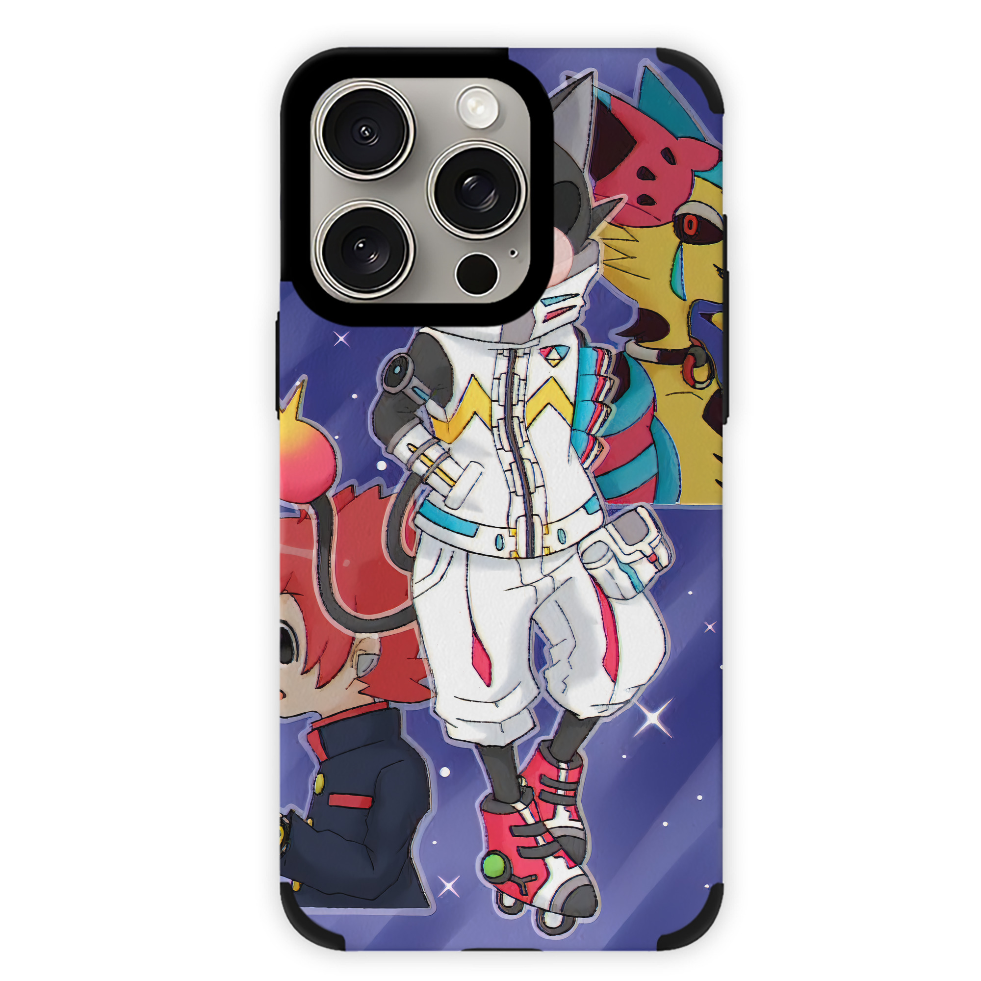 （画像用） 妖怪ウォッチ Yo-kai Watch 【iPhone15ProMax対応】 PUレザー スマホケース 耐衝撃＆黄変防止