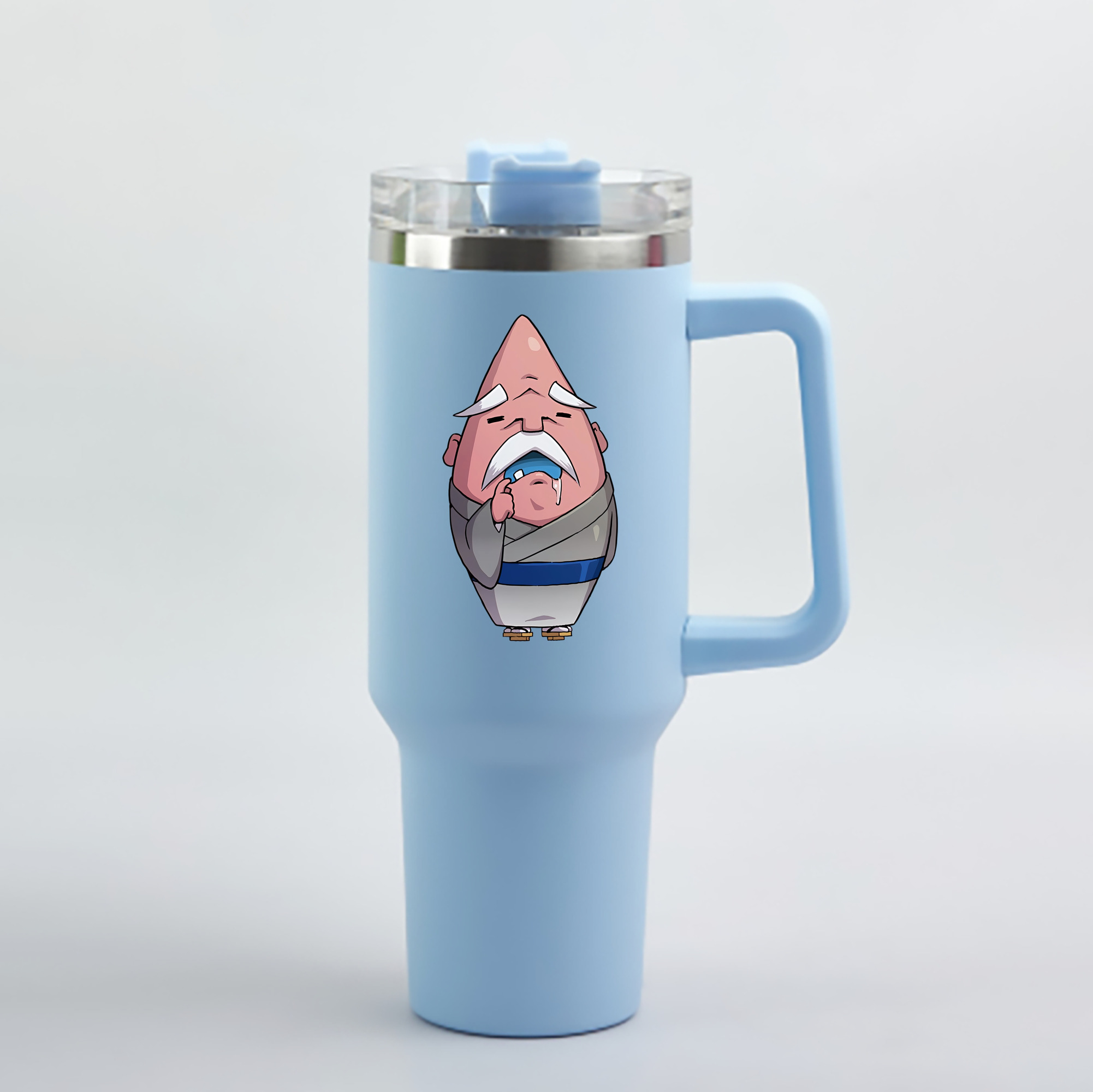 （画像用） 妖怪ウォッチ Yo-kai Watch 1200mL車用タンブラー - クリスタルステッカー（プラスチックストロー付き）
