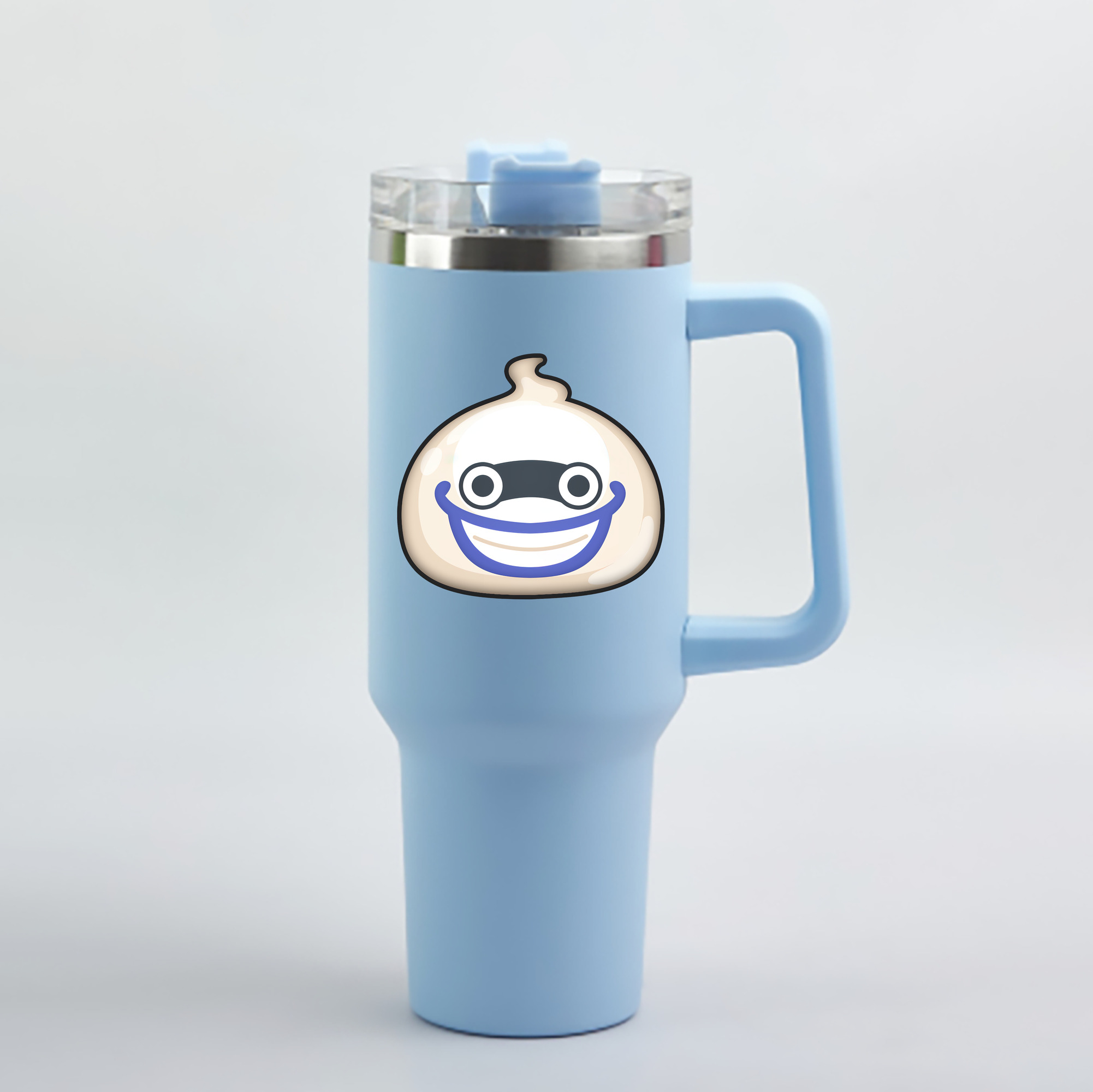 （画像用） 妖怪ウォッチ Yo-kai Watch 1200mL車用タンブラー - クリスタルステッカー（プラスチックストロー付き）