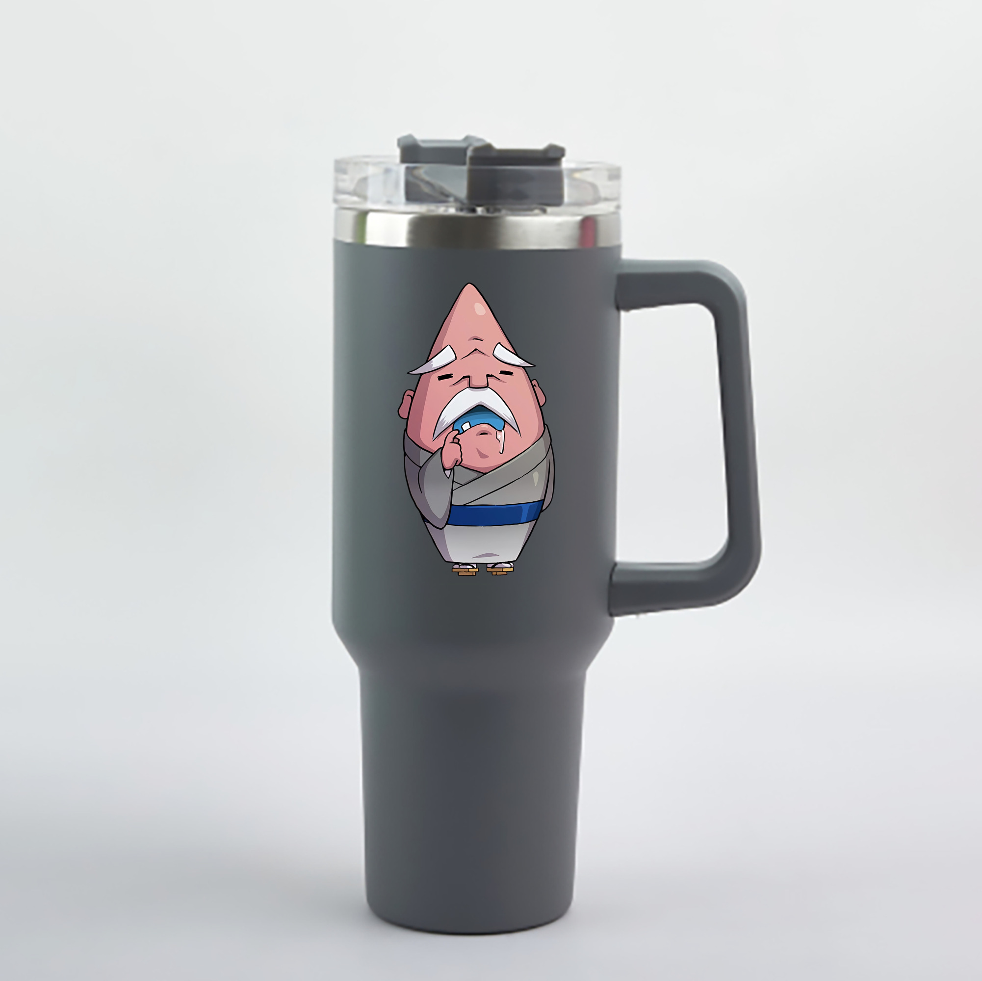 （画像用） 妖怪ウォッチ Yo-kai Watch 1200mL車用タンブラー - クリスタルステッカー（プラスチックストロー付き）