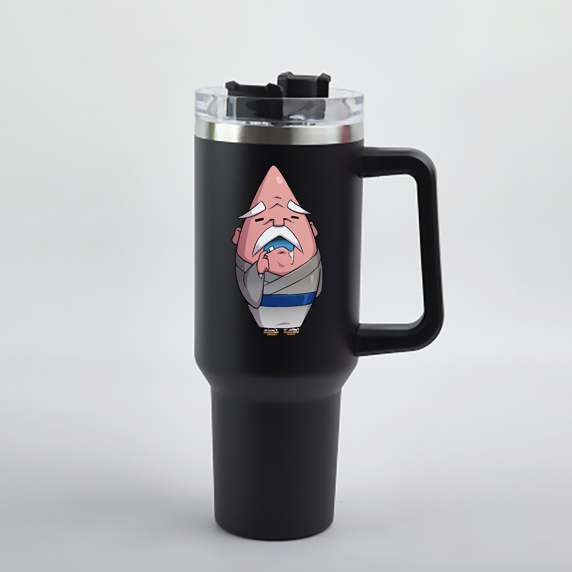 （画像用） 妖怪ウォッチ Yo-kai Watch 1200mL車用タンブラー - クリスタルステッカー（プラスチックストロー付き）