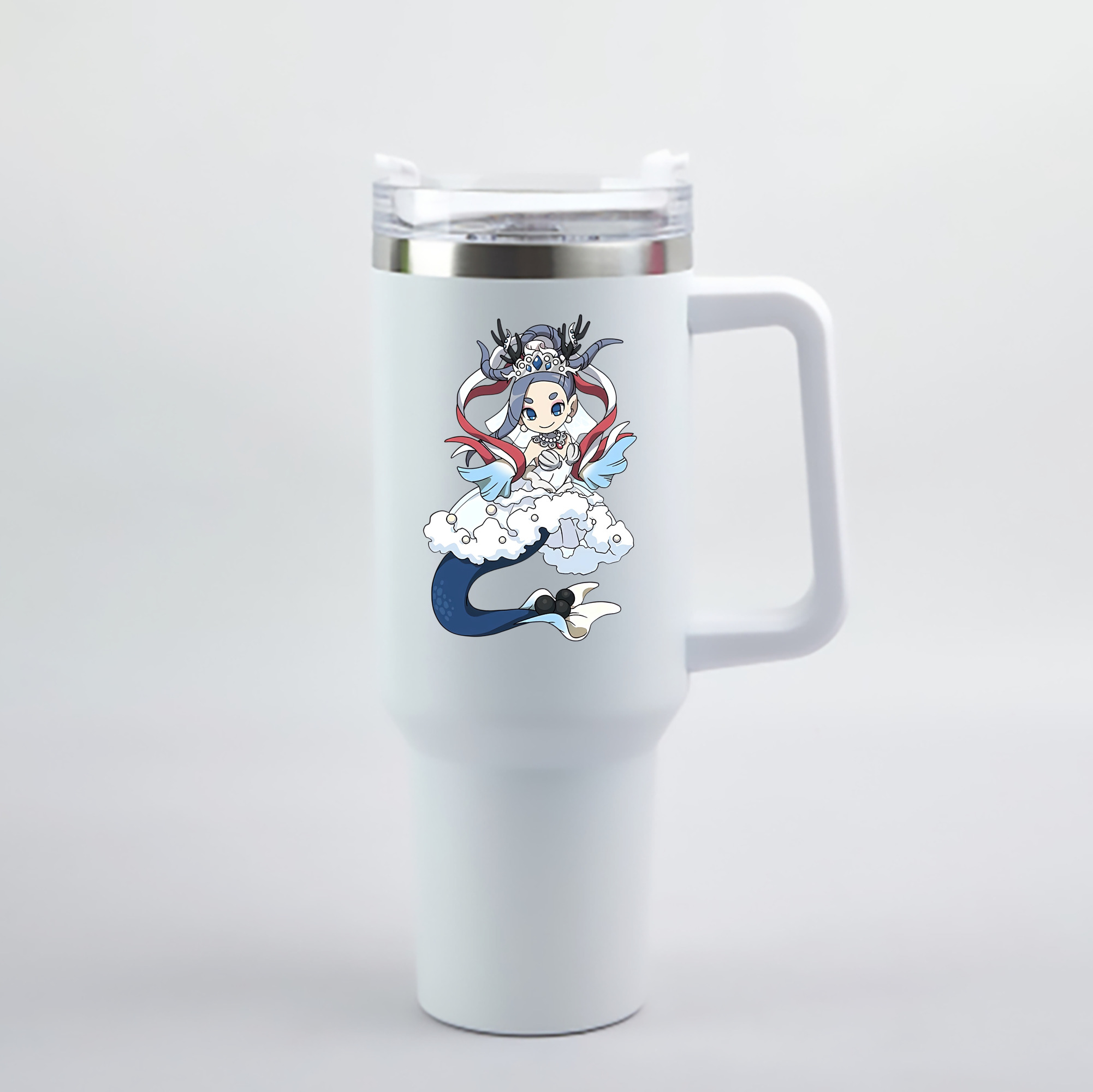 （画像用） 妖怪ウォッチ Yo-kai Watch 1200mL車用タンブラー - クリスタルステッカー（プラスチックストロー付き）