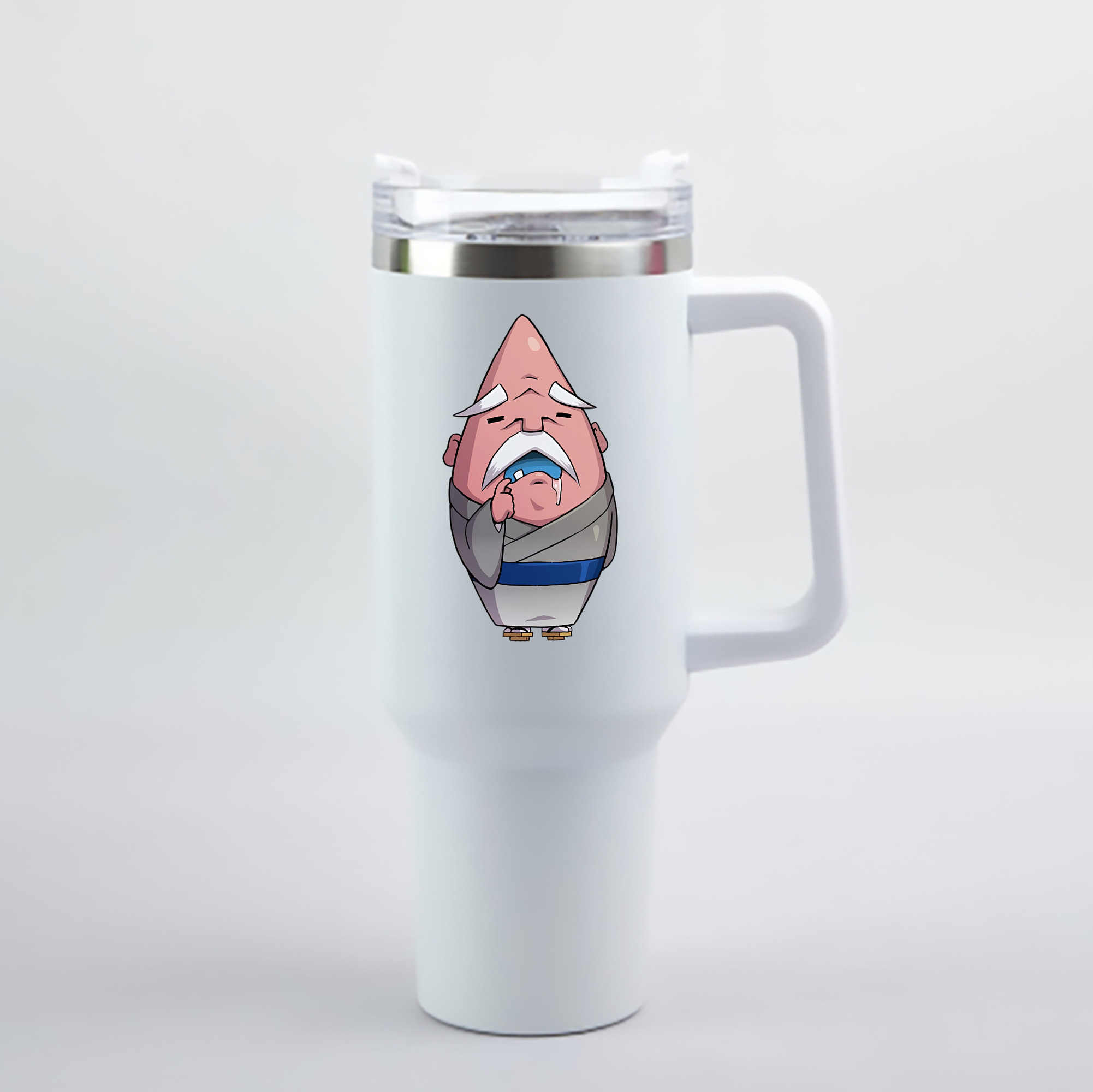 （画像用） 妖怪ウォッチ Yo-kai Watch 1200mL車用タンブラー - クリスタルステッカー（プラスチックストロー付き）